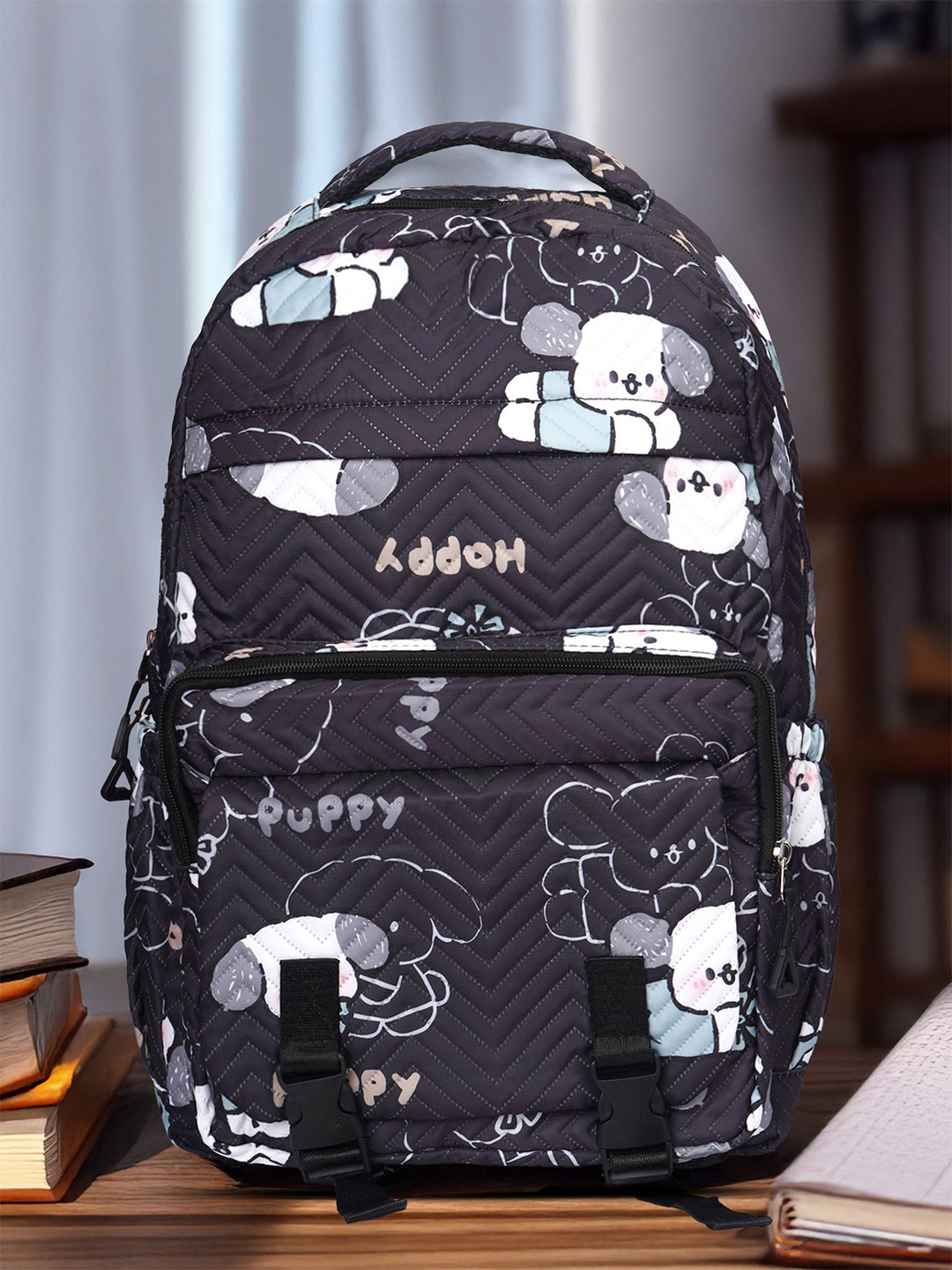 Kids On Board Kids Graphic Printed  Backpack