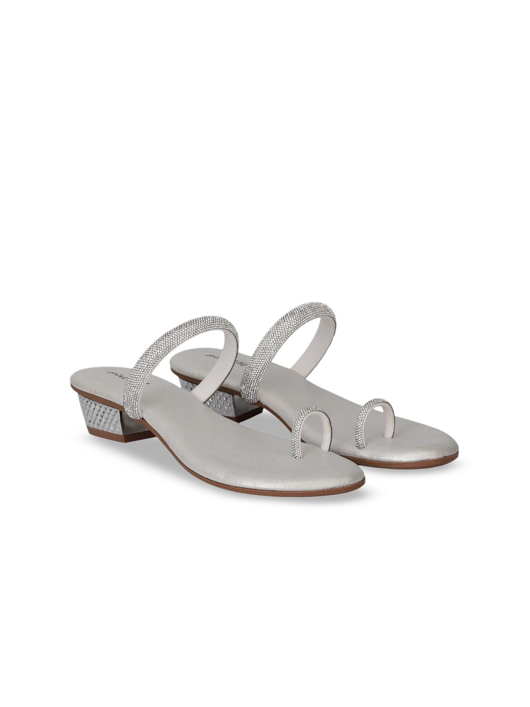 PINK LEAF Western - Embellished Block Heel Sandals