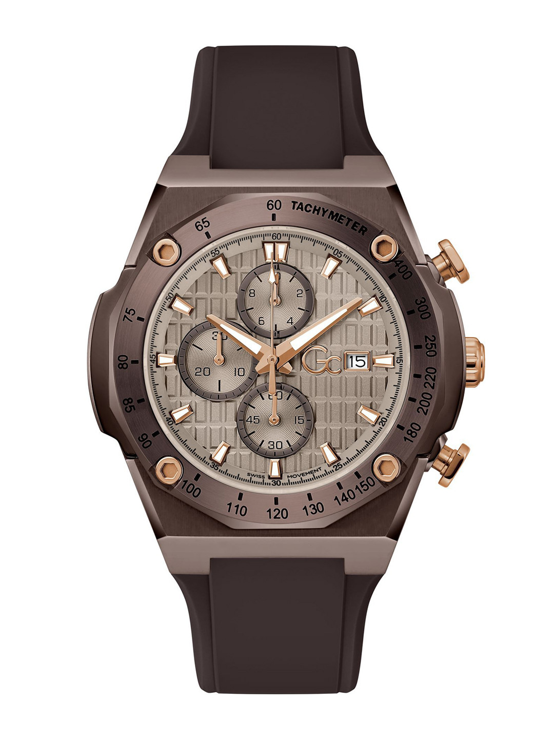 GC Idolsport Men Textured Dial & Straps Analogue Watch Z68005G1