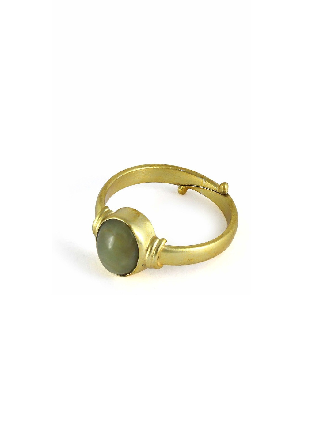 RAVIOUR LIFESTYLE Unisex Certified Cat's Eye Adjustable Finger Ring
