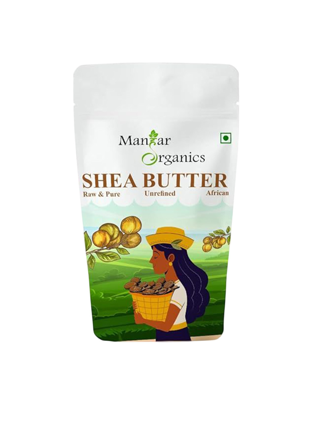 ManHar Organics Shea Butter For Skin & Hair Moisturizer - 100 g