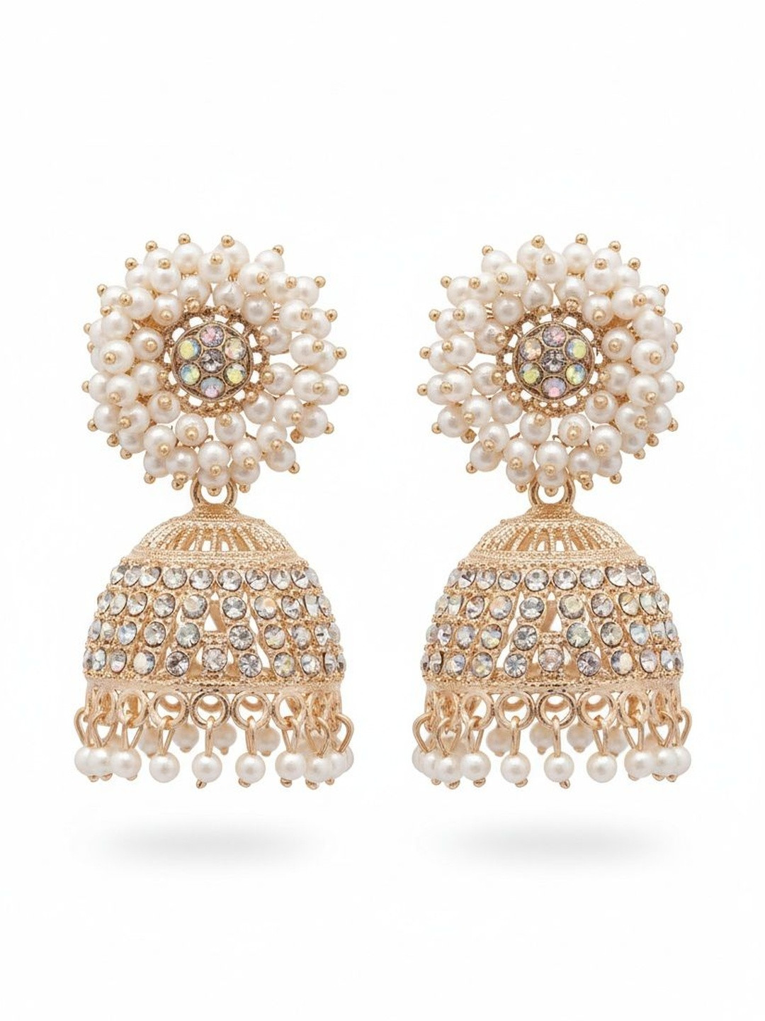 Eyes Blings Women Alloy Jhumkas