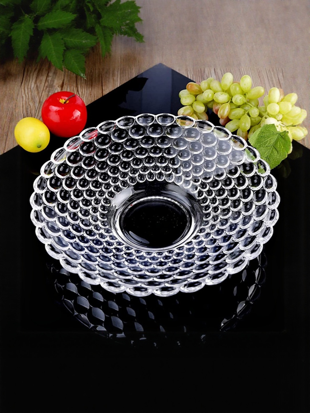 1st Time Versatile Pack of 4 Glass Serving Plate