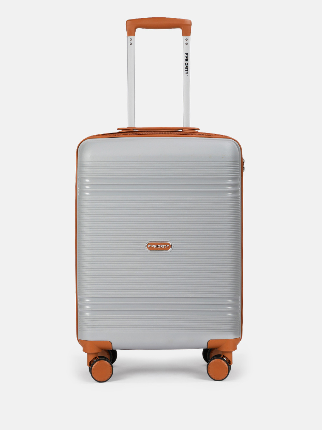 Priority Unisex Textured 360 Degree Rotation Hard Cabin Trolley Bag -  48.38 L