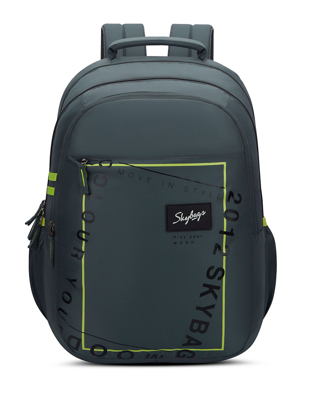 Skybags Kids Typography Backpack With Compression Straps