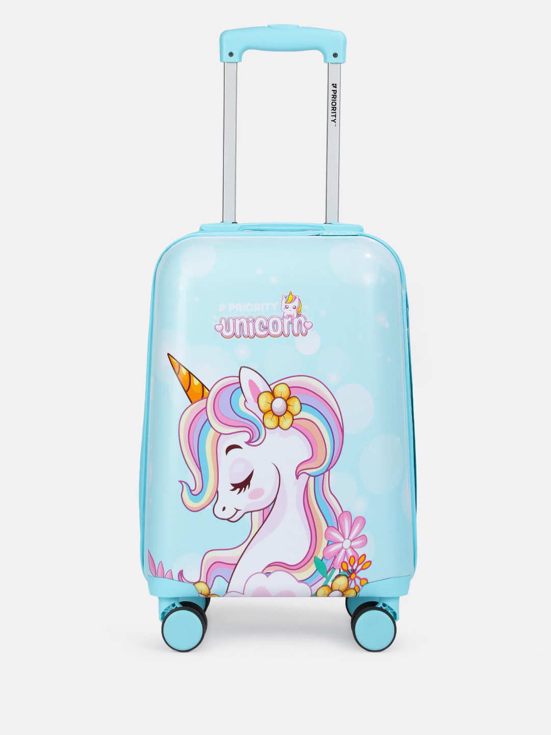 Priority Girls Unicorn Printed Hard Cabin Trolley Bag - 38 L