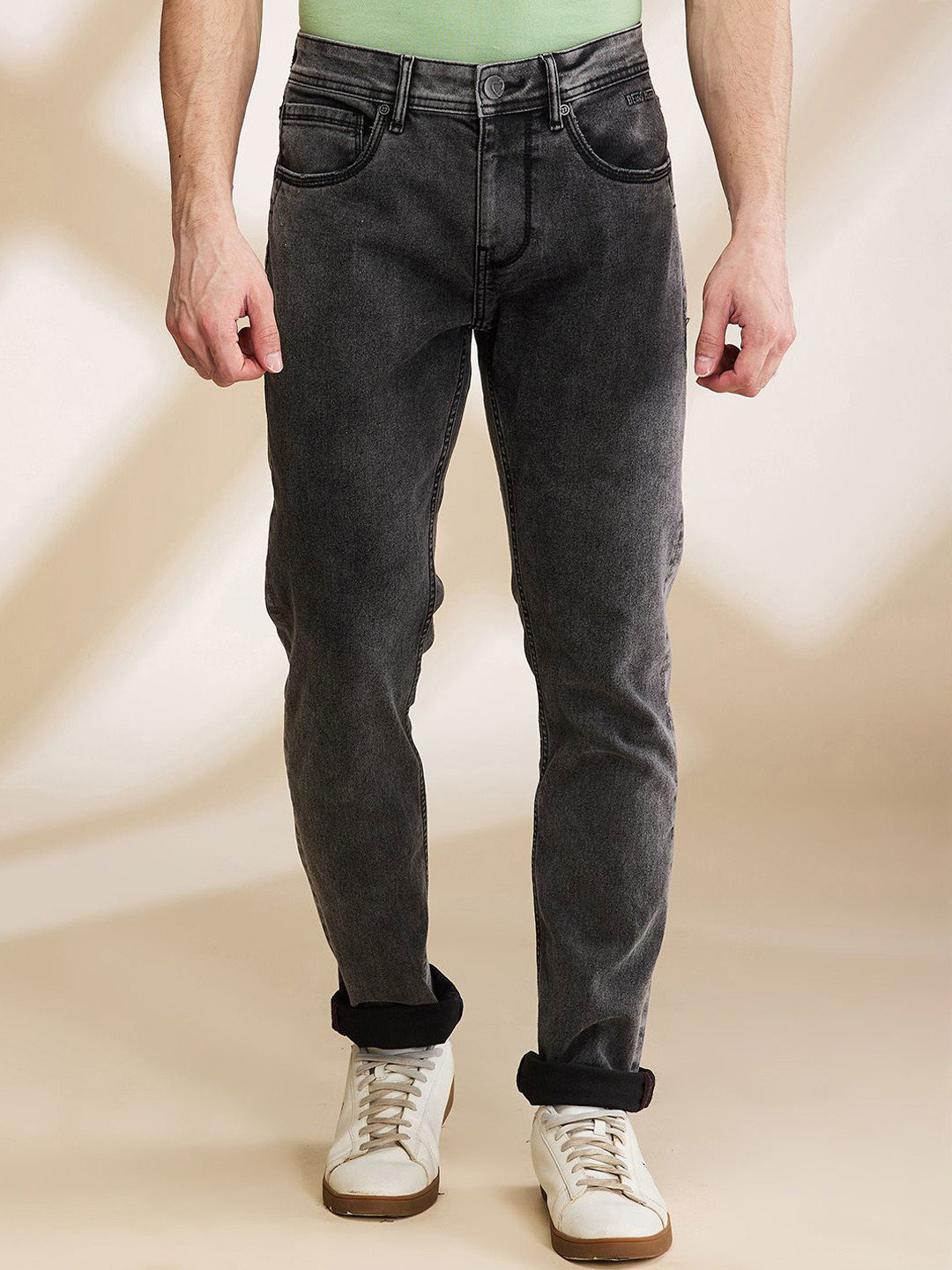 Being Human Men Helium Skinny Fit Light Fade Stretchable Jeans