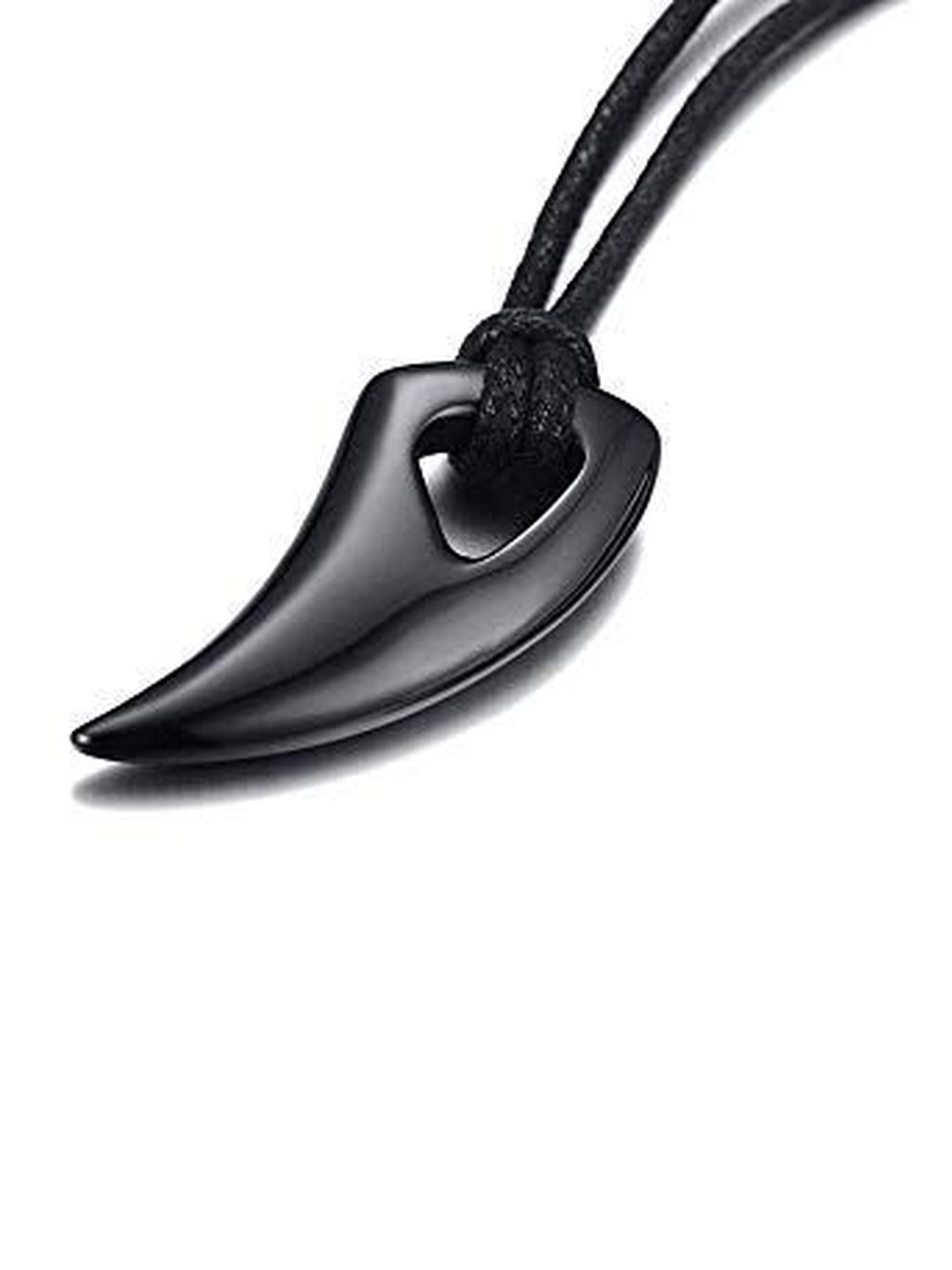Moneekar Jewels Men Black Solid Stainless Steel Necklace