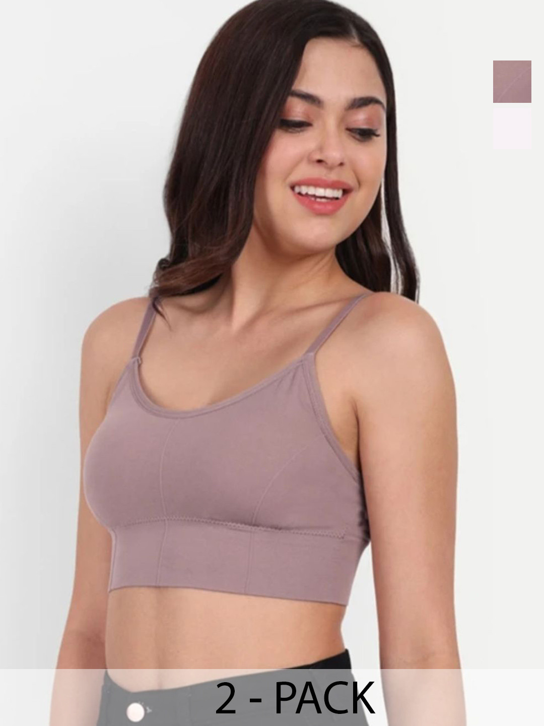 THE SHINE COLLECTION Pack Of 2 Full Coverage Cut and Sew Lightly Padded Bra