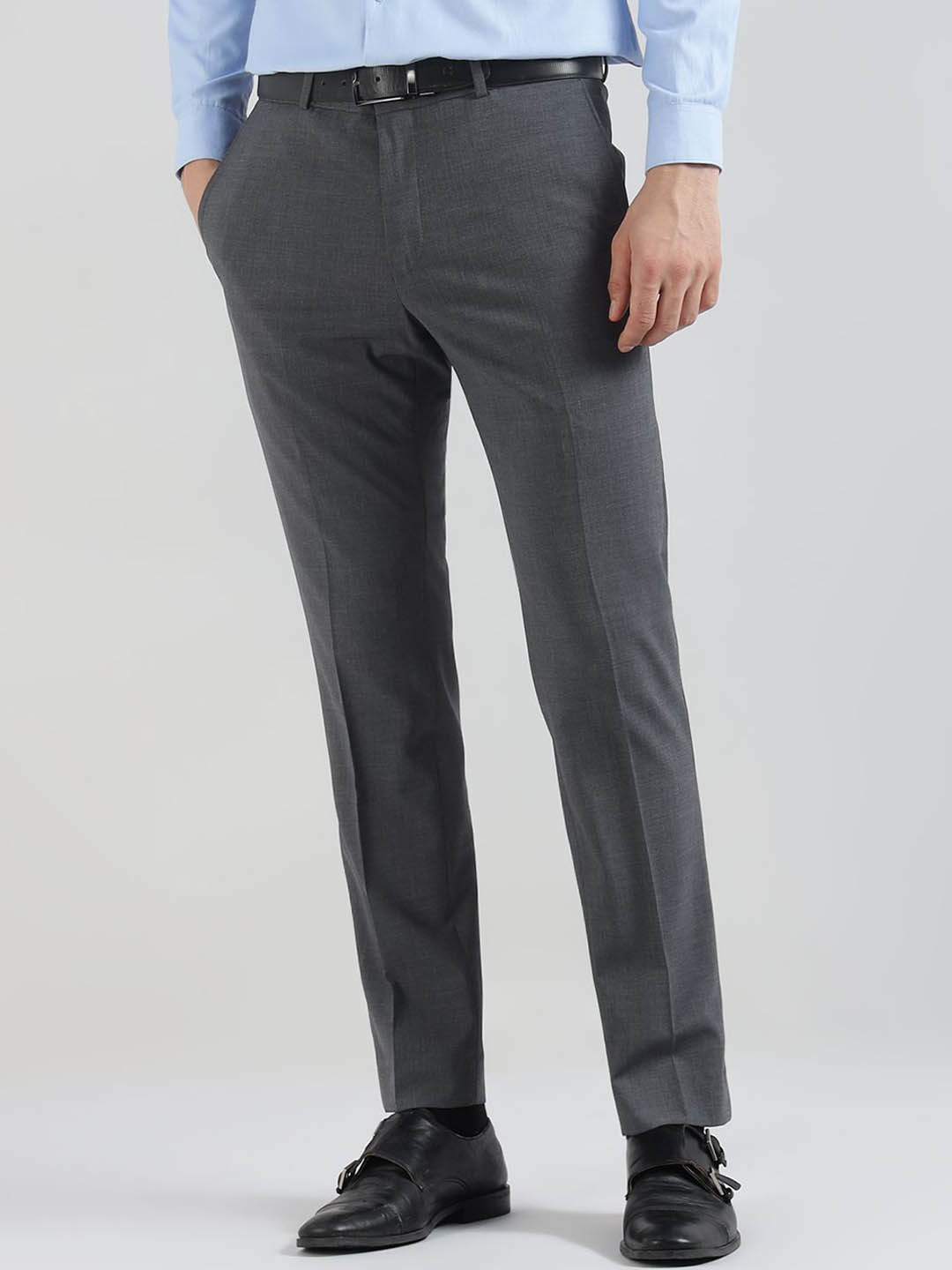 Ted Baker Men Mid-Rise Formal Trousers