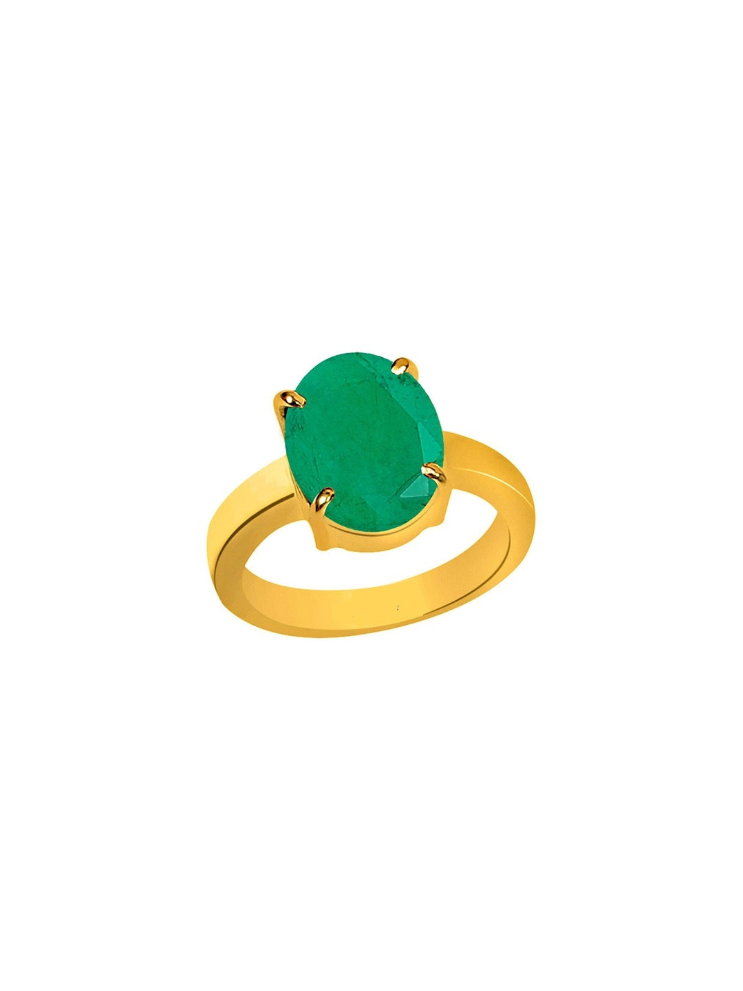 RAVIOUR LIFESTYLE Unisex Gold-Plated Gemstones Studded Finger Ring