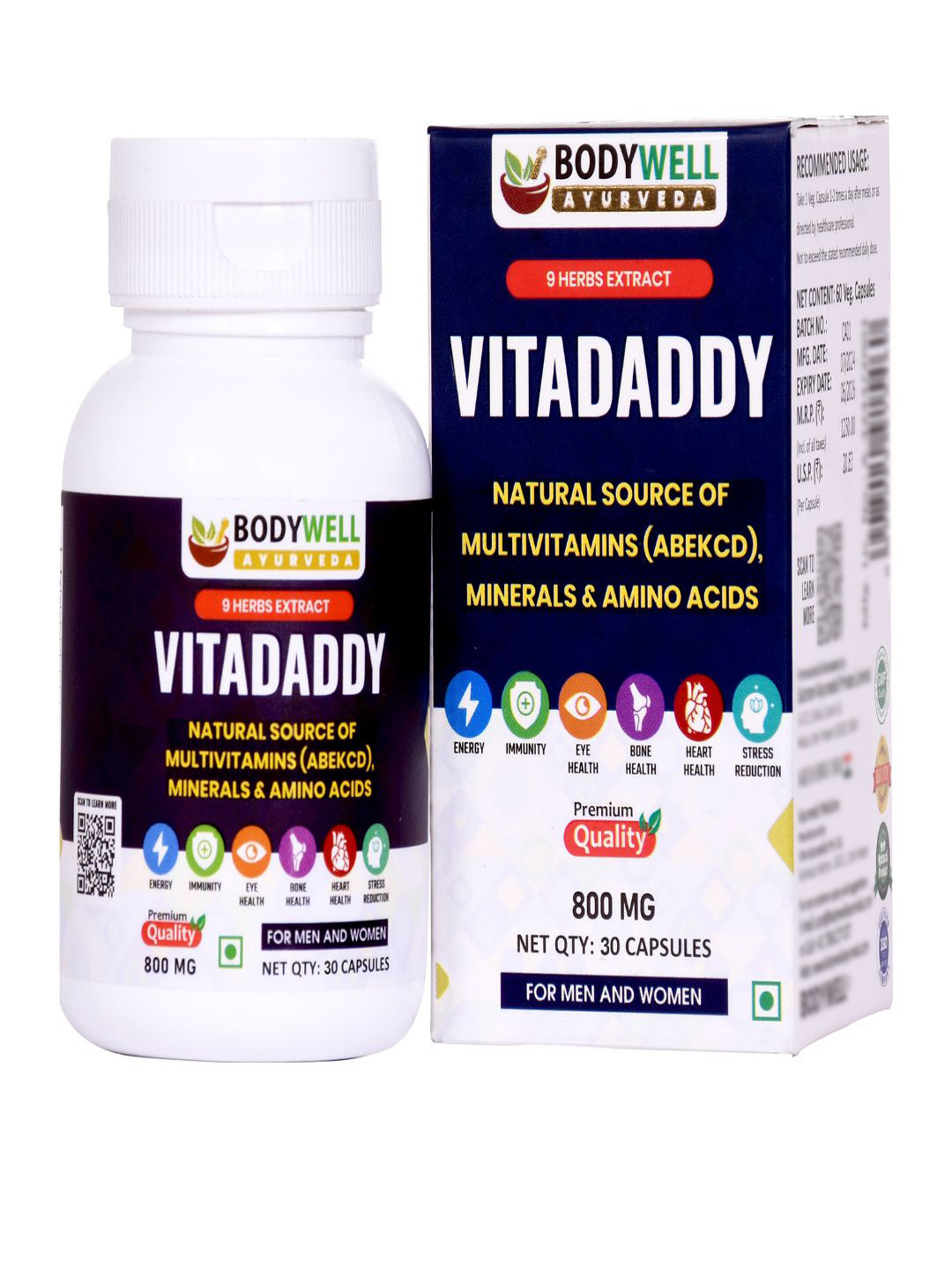 BODYWELL VitaDaddy Multivitamin- 30 Capsules