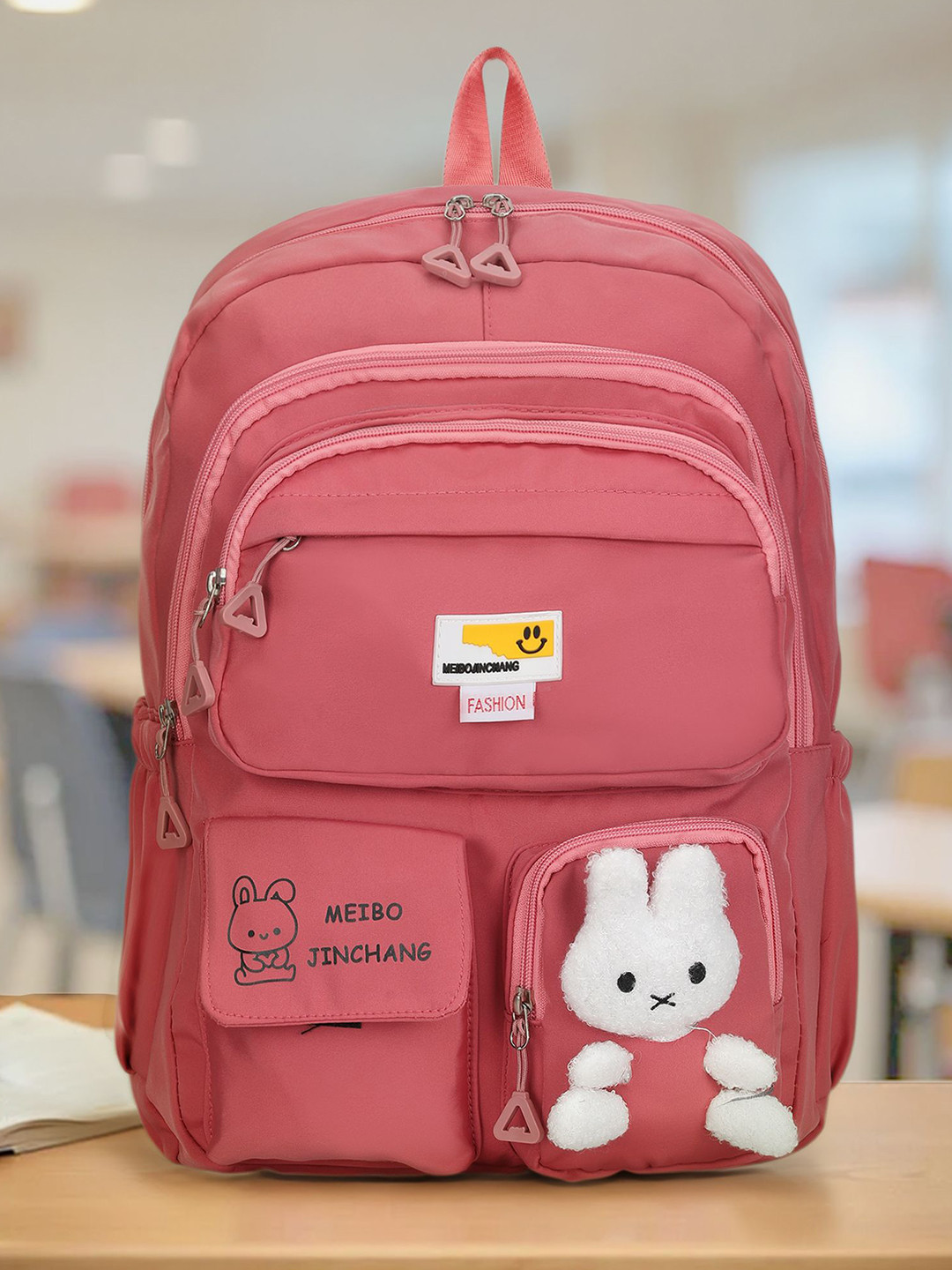 Kids On Board Kids Medium Double Pocket Bag with Rabbit