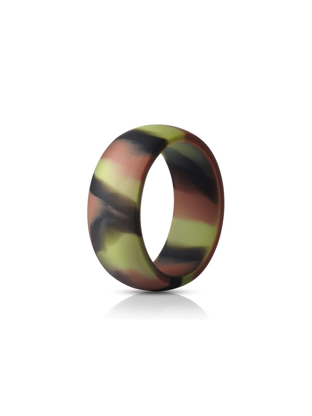 Moneekar Jewels Unisex Camouflage Silicone Finger Ring