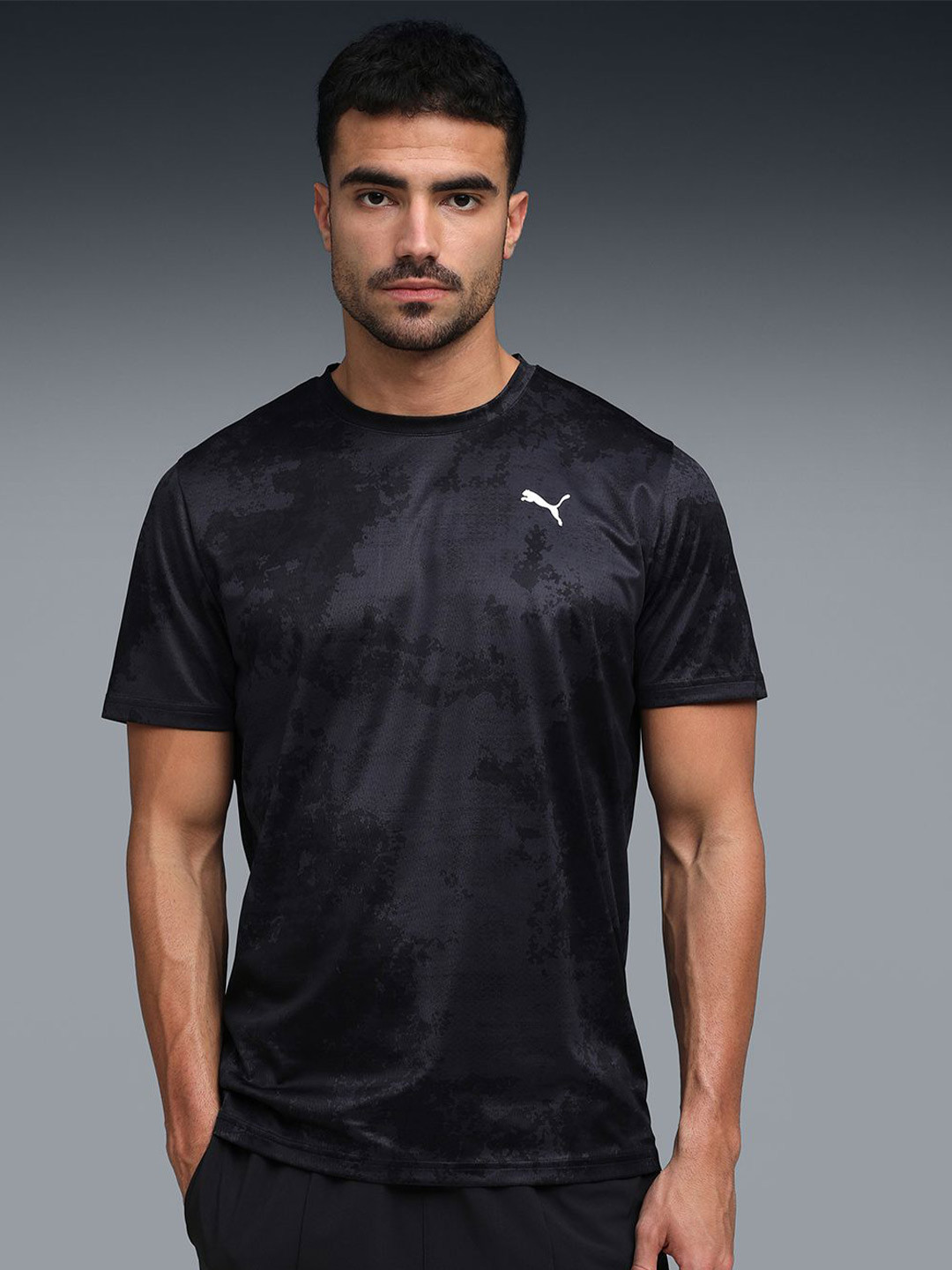 Puma Train All Day Essentials Men's All Over Printed Tee