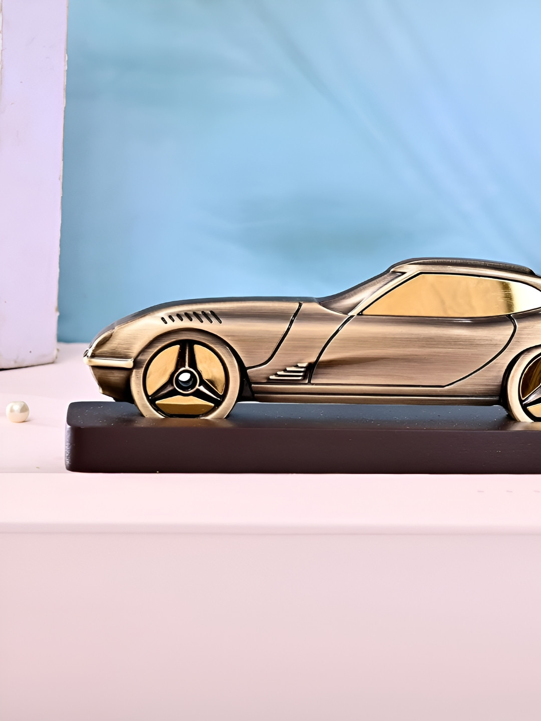 Ascension Bronze-Toned Classic Metallic Sports Car Curio Matte Showpiece