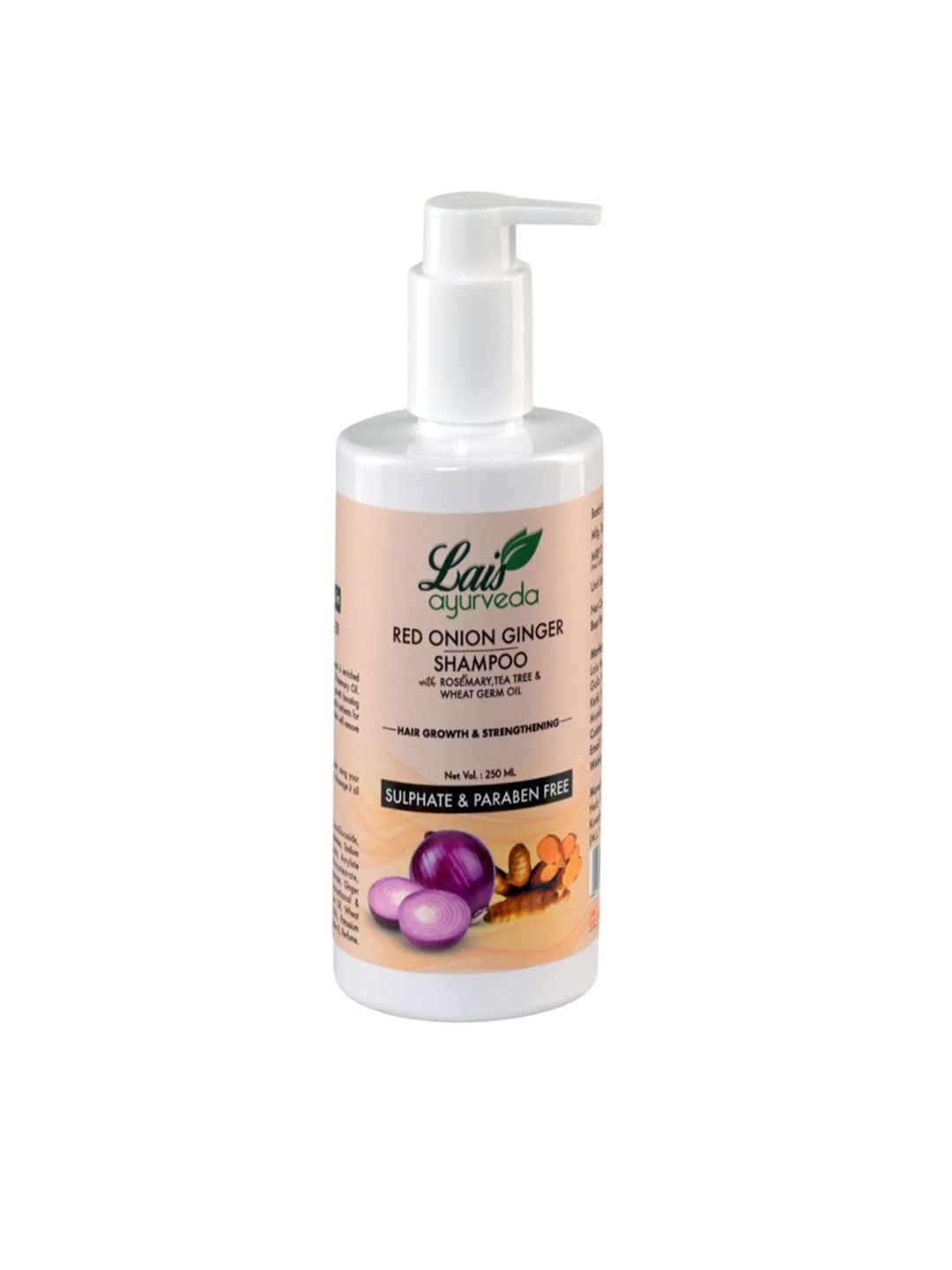 LAIS AYURVEDA Red Onion Ginger Shampoo - 250 ml