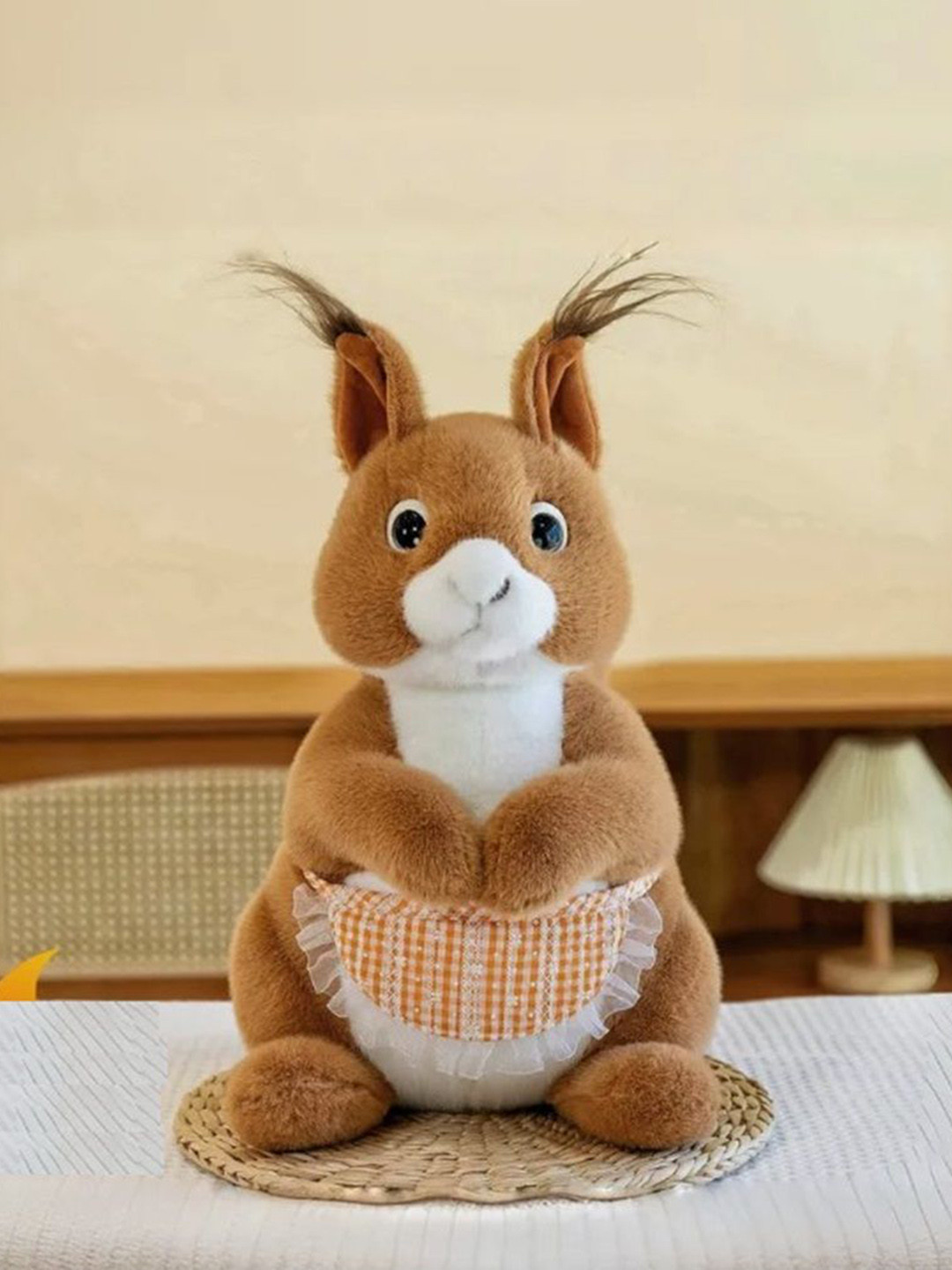 CuddleNest Brown Squirrel Soft Toy