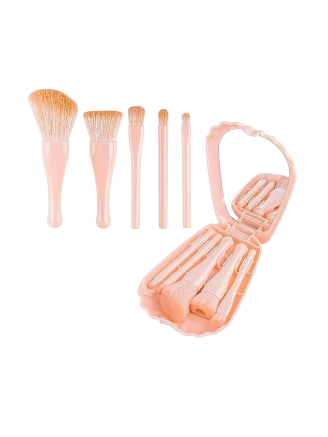 Lifevalueherbal Set Of 5 Soft Bristles Makeup Brush Set