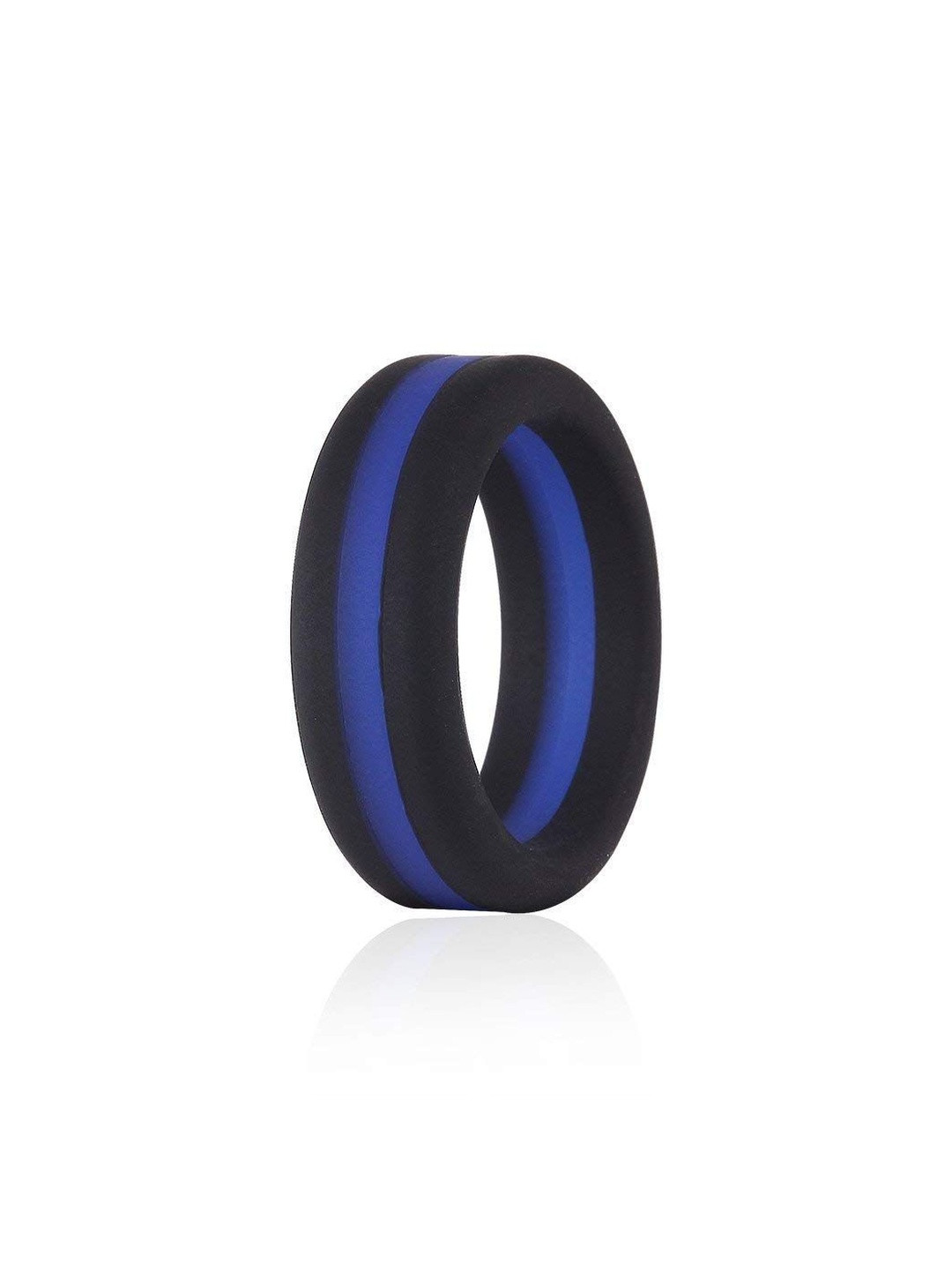 Moneekar Jewels Unisex Silicone Thin-Line Finger Ring