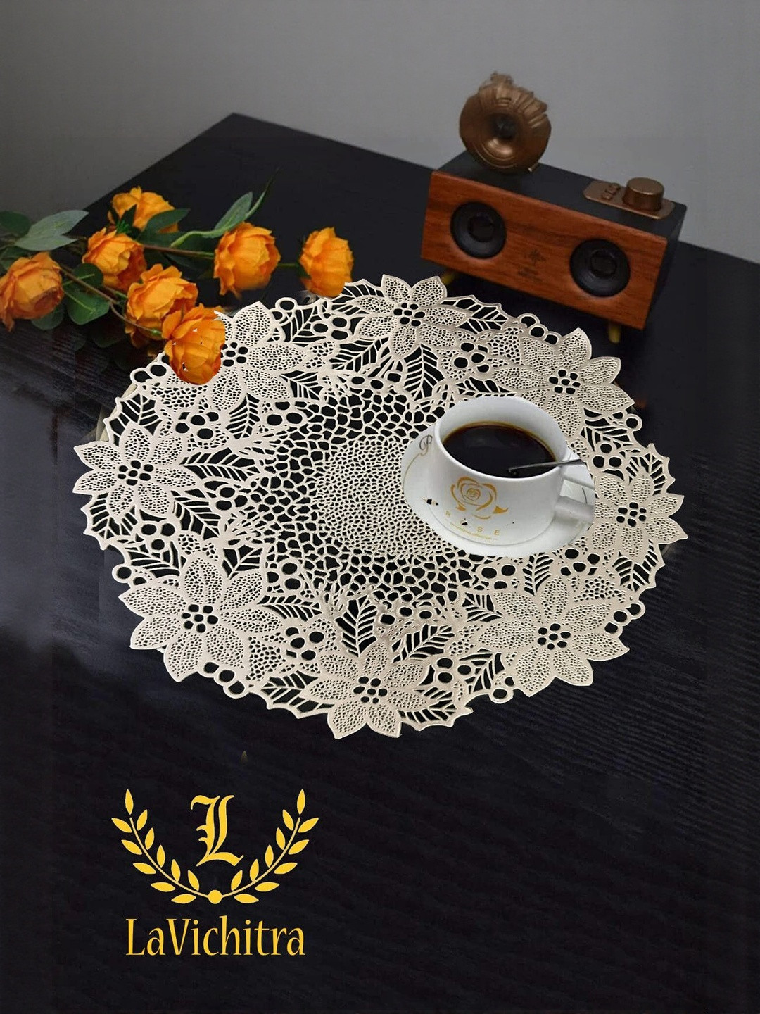 LaVichitra Pack of 6 Round Table Placemat