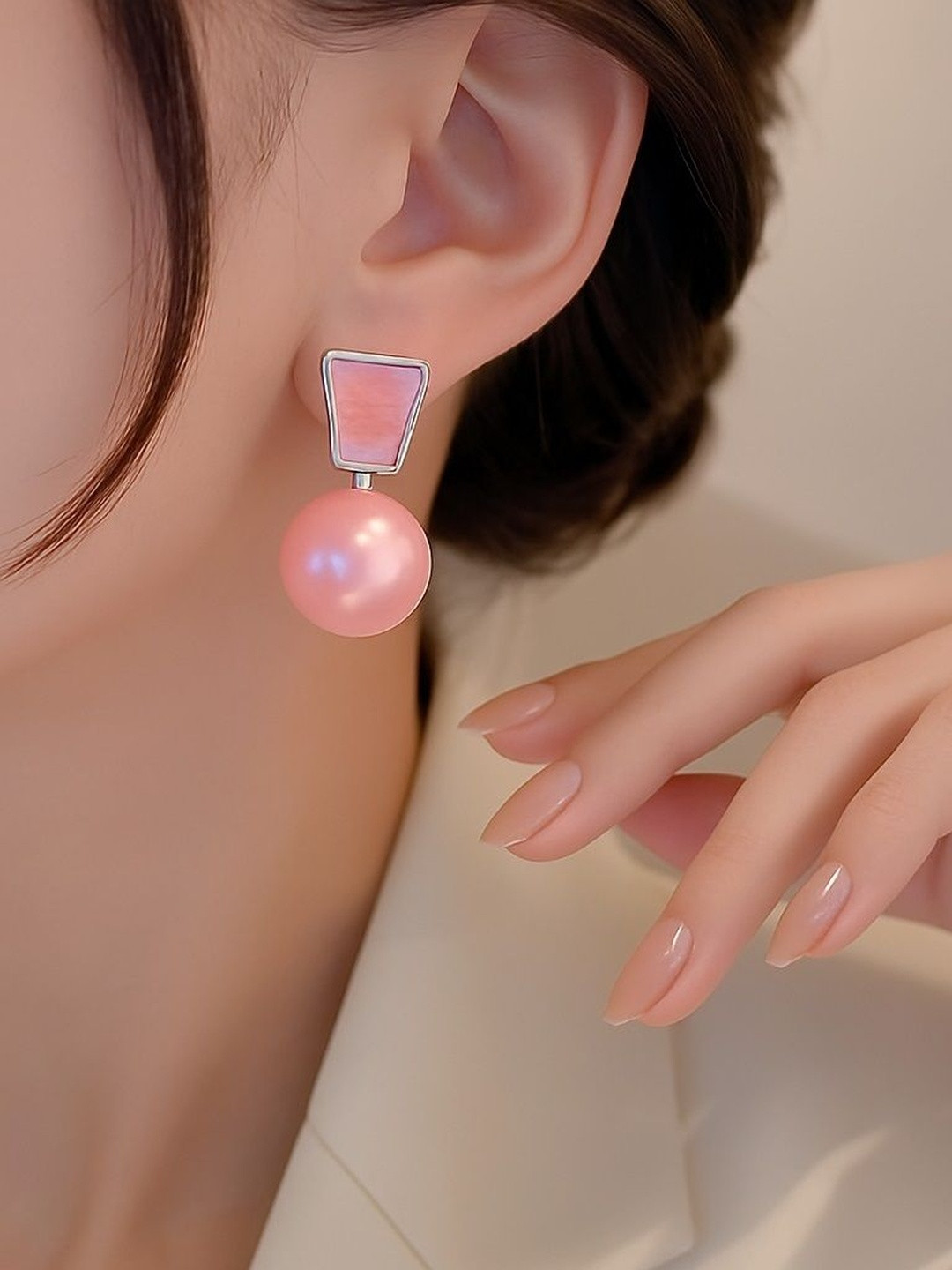 LOVANSH Lovansh Multi Colored 4 Pair Crystal Alloy Drops & Danglers Korean Earrings