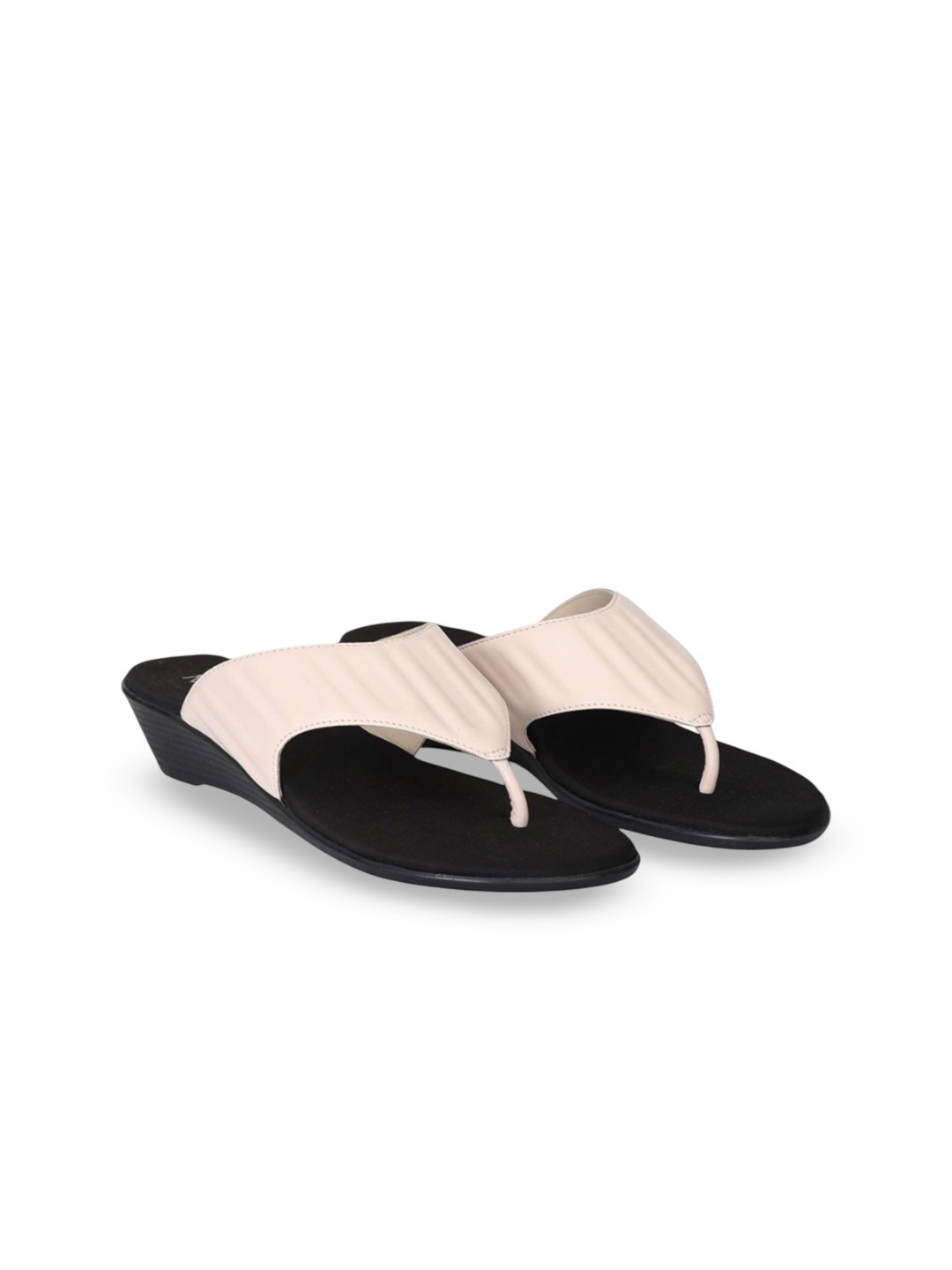 Melonz Wedge Solid Open Back Sandals