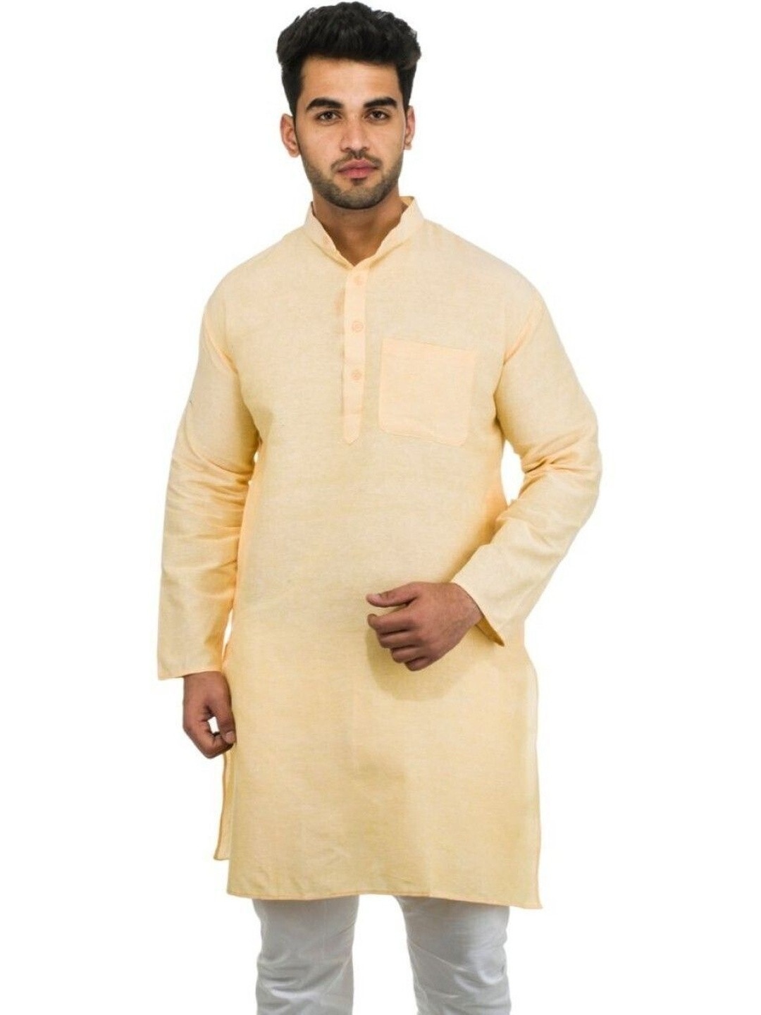 DESHBANDHU DBK Men Mandarin Collar Full Sleeve Kurtas