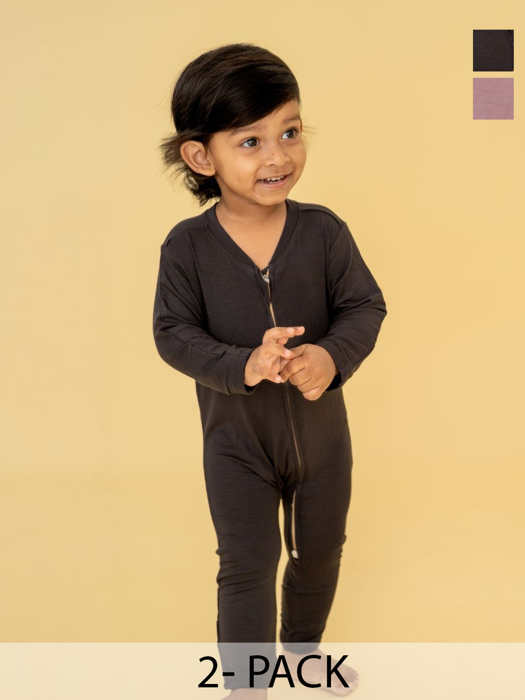 A Toddler Thing Pack Of 2 SmokyRose - Modal Bodysuit