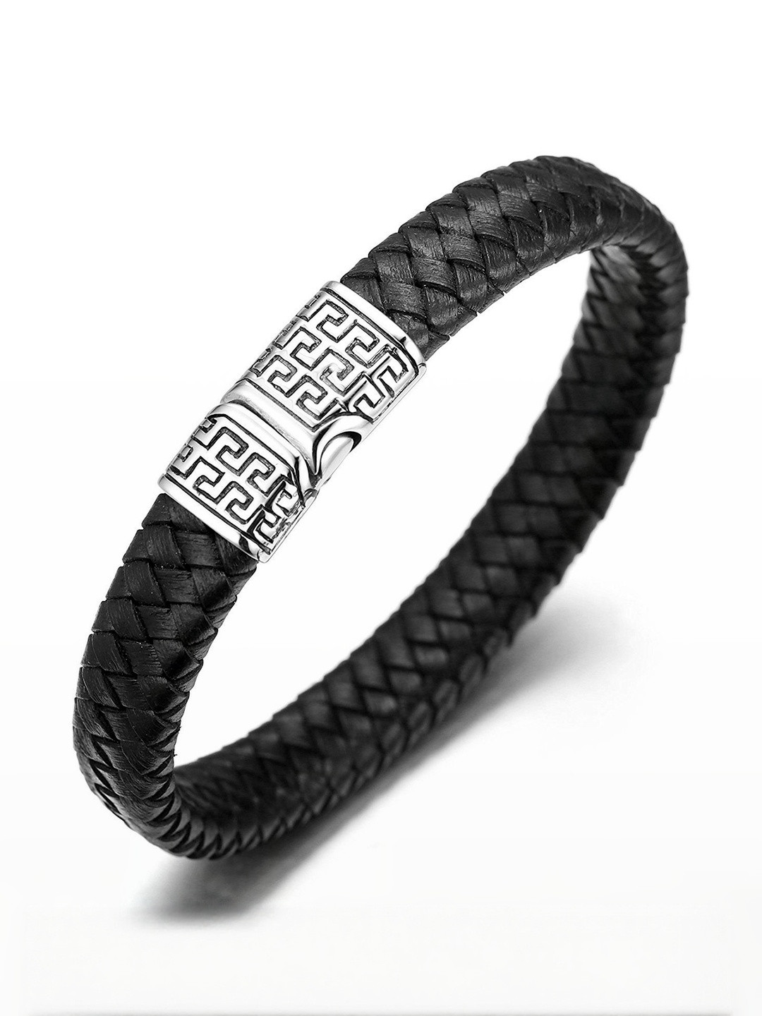 Moneekar Jewels Unisex Titanium Clasp Bracelet with Magnet Closure