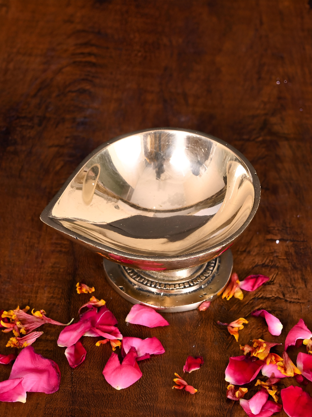 Vedansh Craft Gold Toned Textured Eco Friendly Piyali Diya