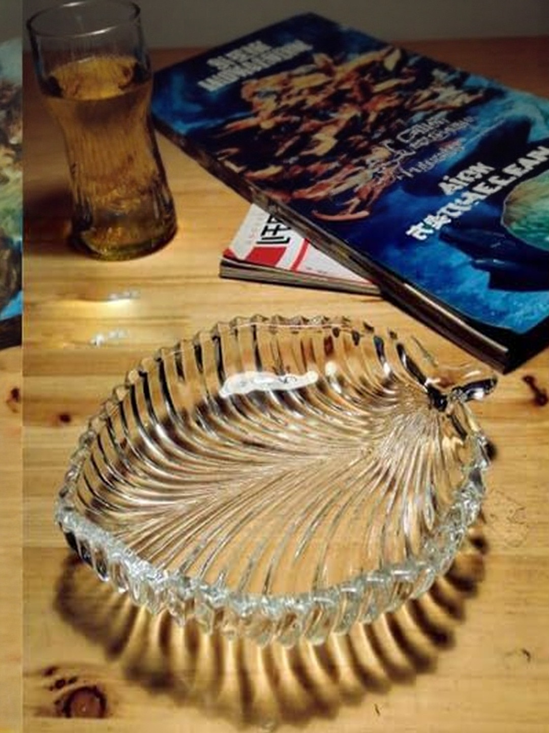 1ST TIME Transparent 14 Pieces Glass Plates