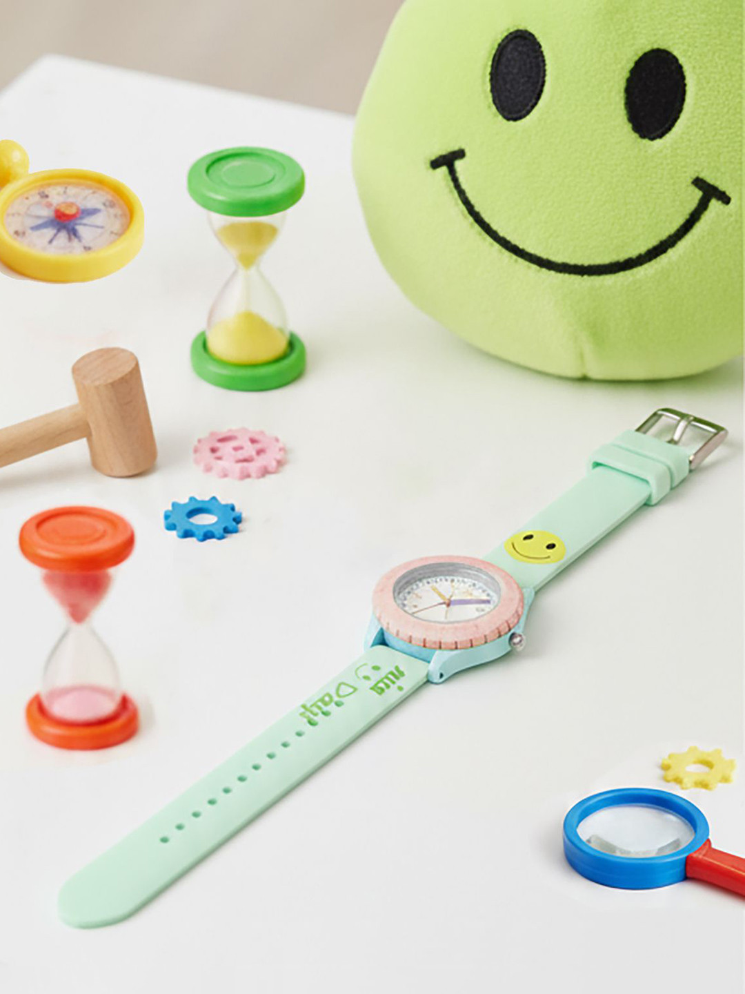 Time Up Kids Printed Dial & Textured Straps Analogue Watch BTR-NICE-13