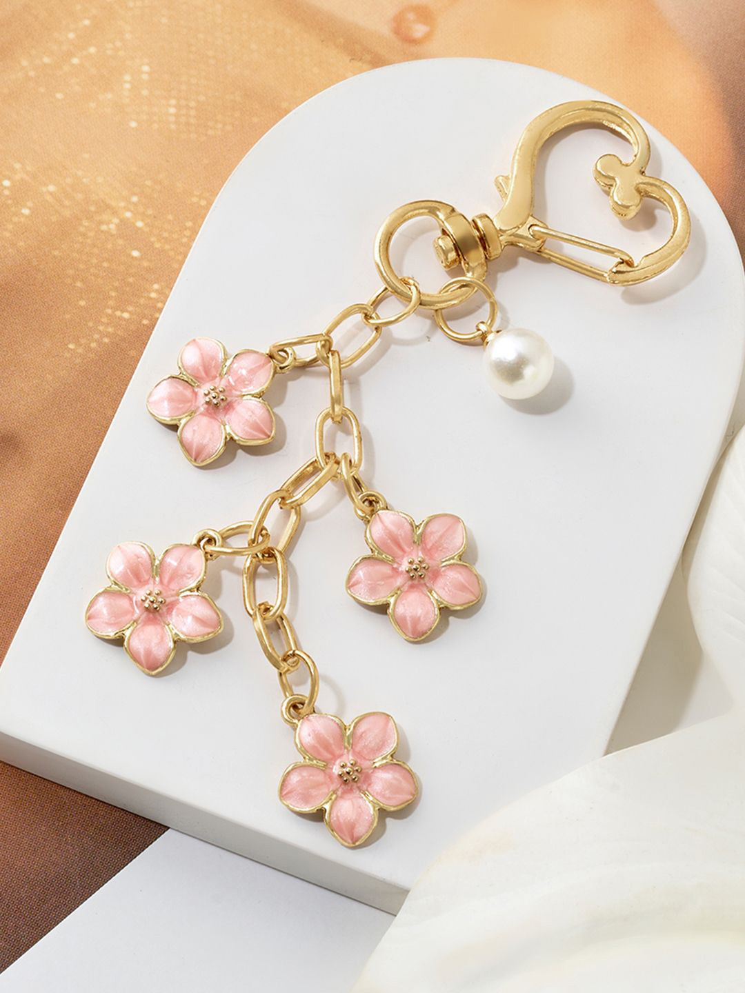 JOKER & WITCHMetal Cherry Blossomie Bracelet Charms Bag