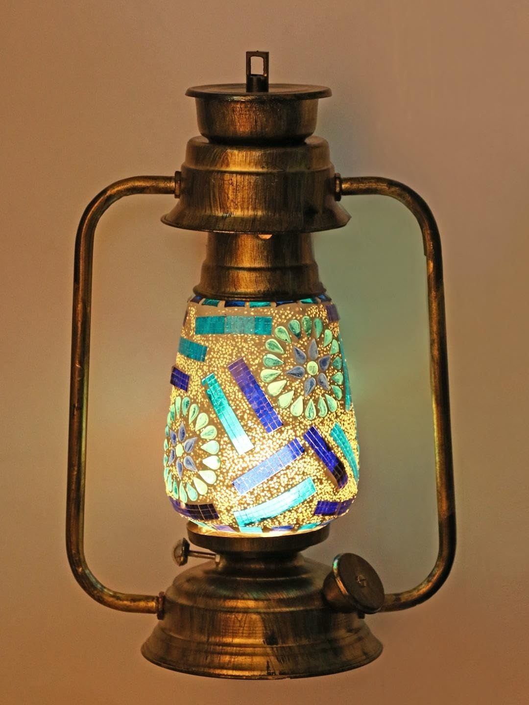 1st Time Pack Of 1 Antique Style Wall Lamp Colorful Mosaic Designer Lighting