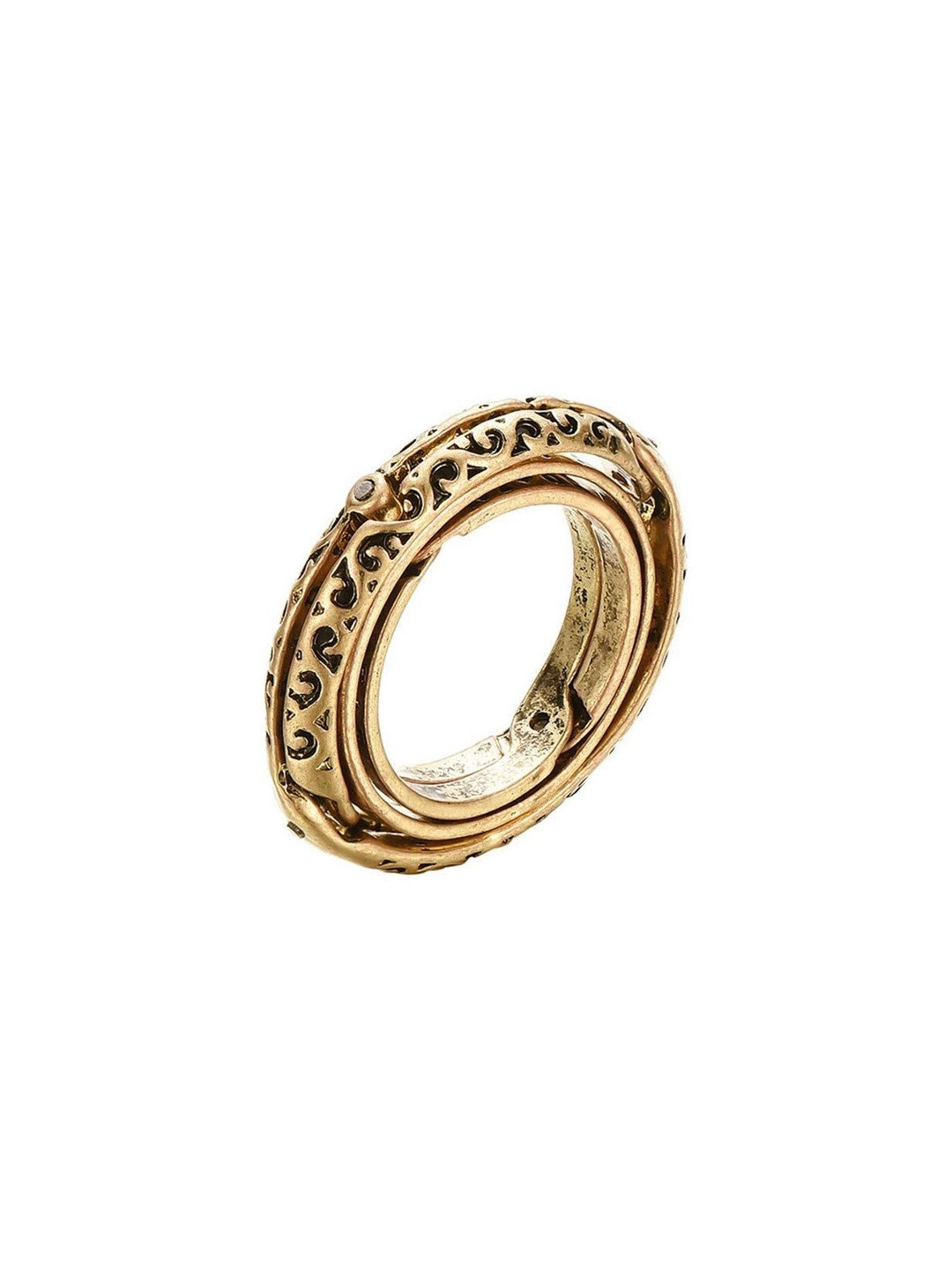 Moneekar Jewels Unisex Vintage Astronomical Ball Finger Ring