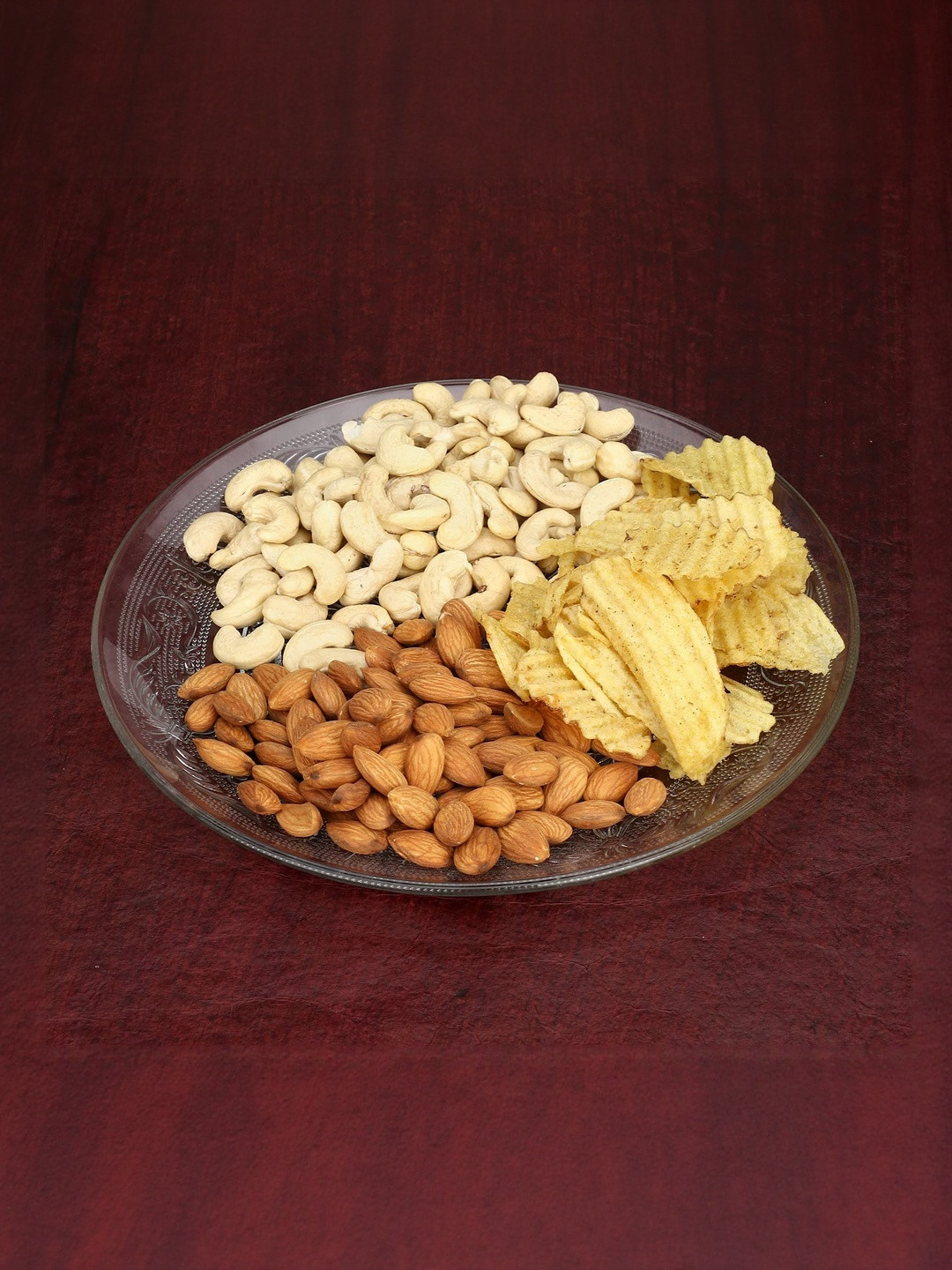 1ST TIME Transparent 22 Pieces Glass Dishwasher Safe Plates