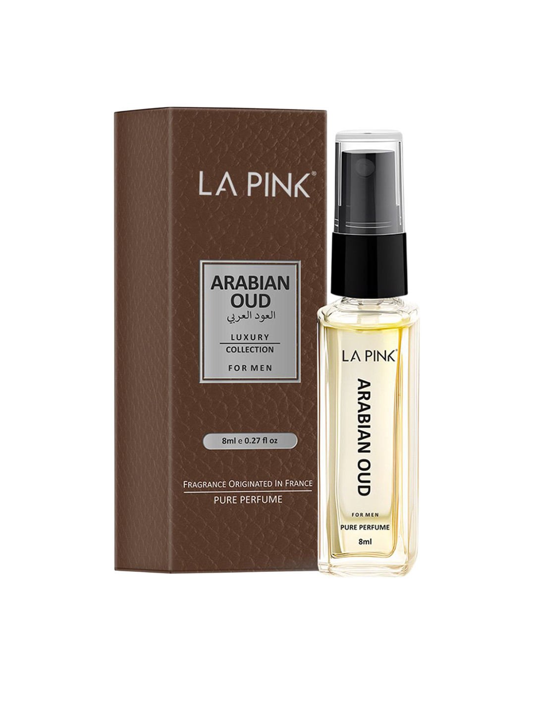 La Pink Men Arabian Oud Long Lasting Perfume - 8 ml