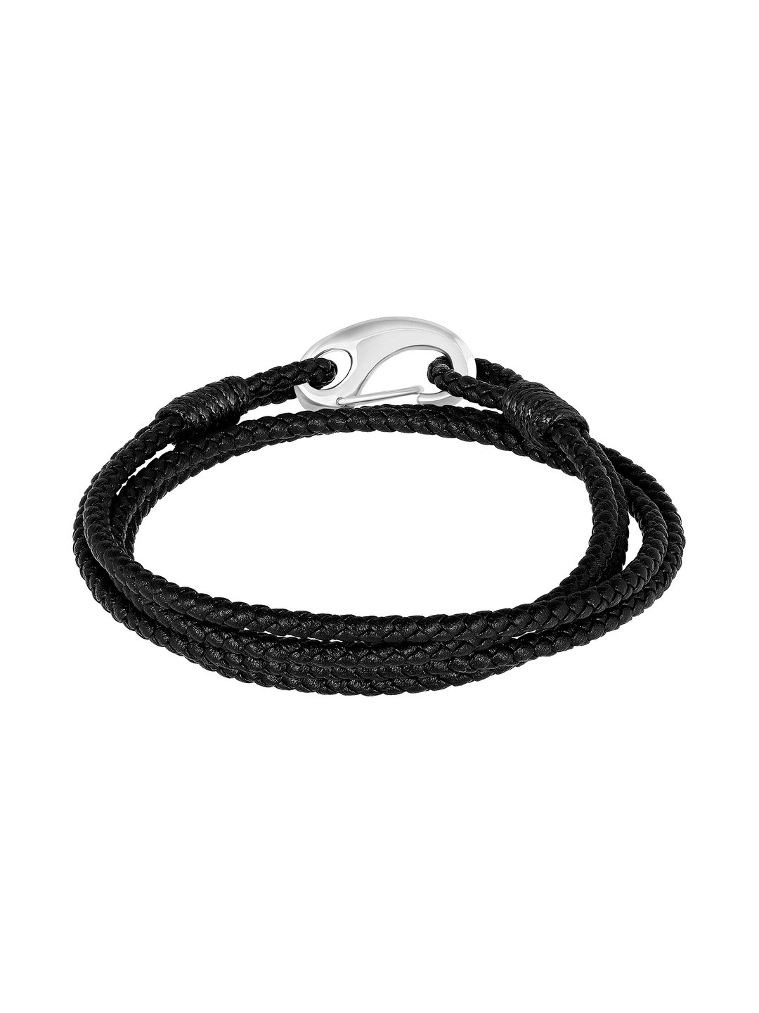 Moneekar Jewels Unisex Stainless Steel Multistrand Bracelet