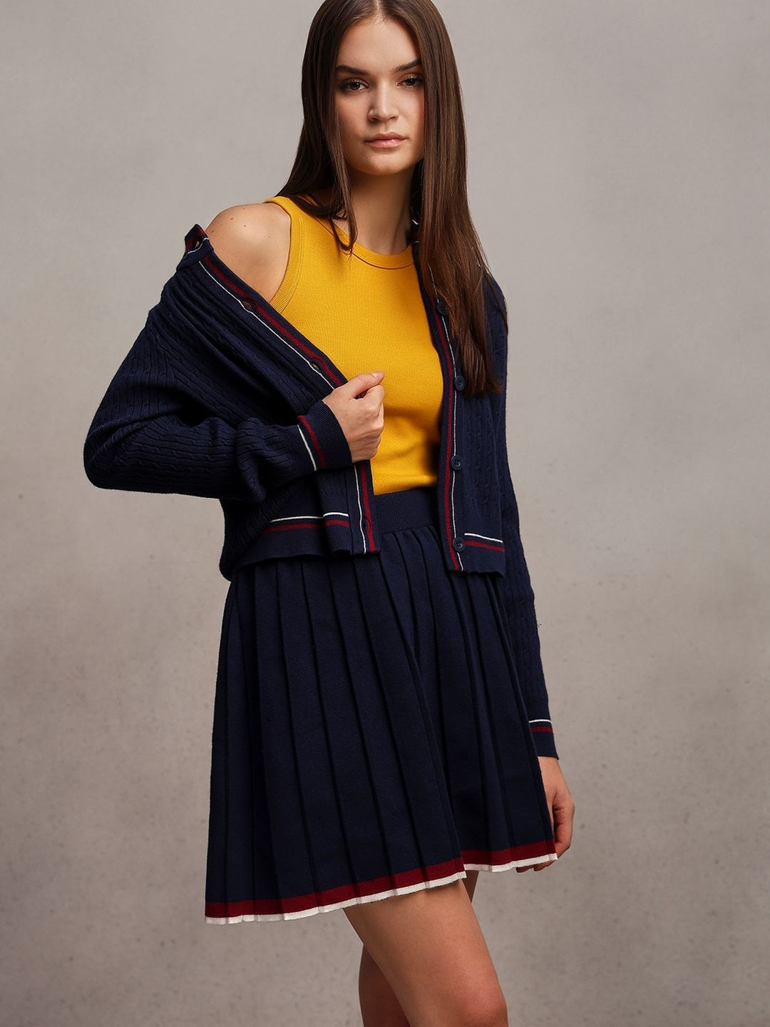 Vero Moda Women XS Ribbed Rounds Neck Sleeveless Cotton Tank Top