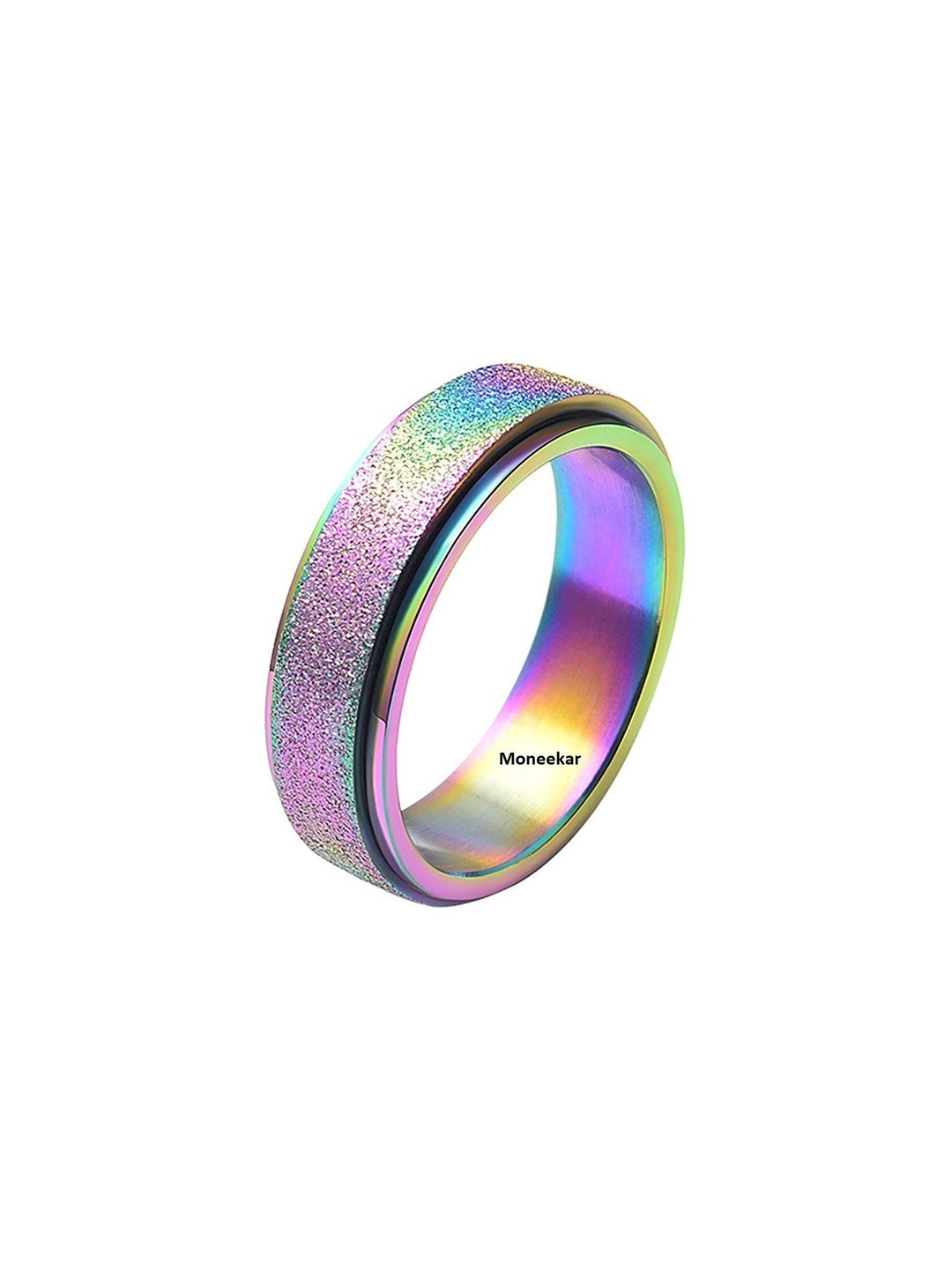 Moneekar Jewels Unisex Stainless Steel Multi Finger Ring