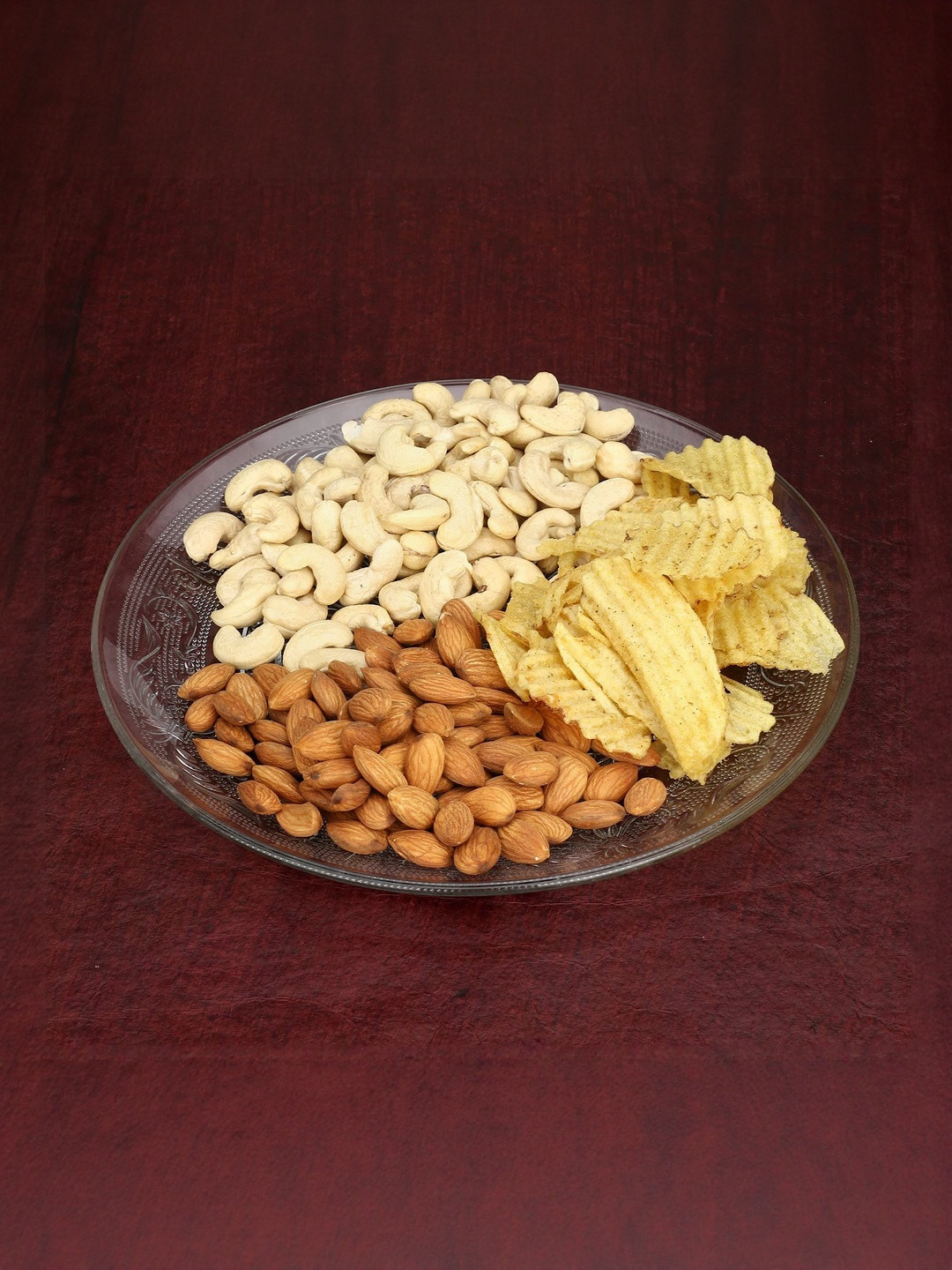 1ST TIME Transparent 14 Pieces Glass Dishwasher Safe Plates