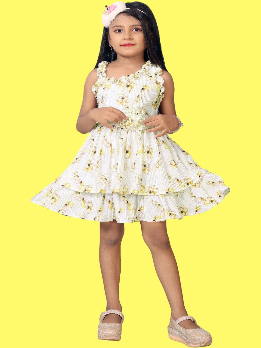 Satjal Fab Girls A-Line Frock