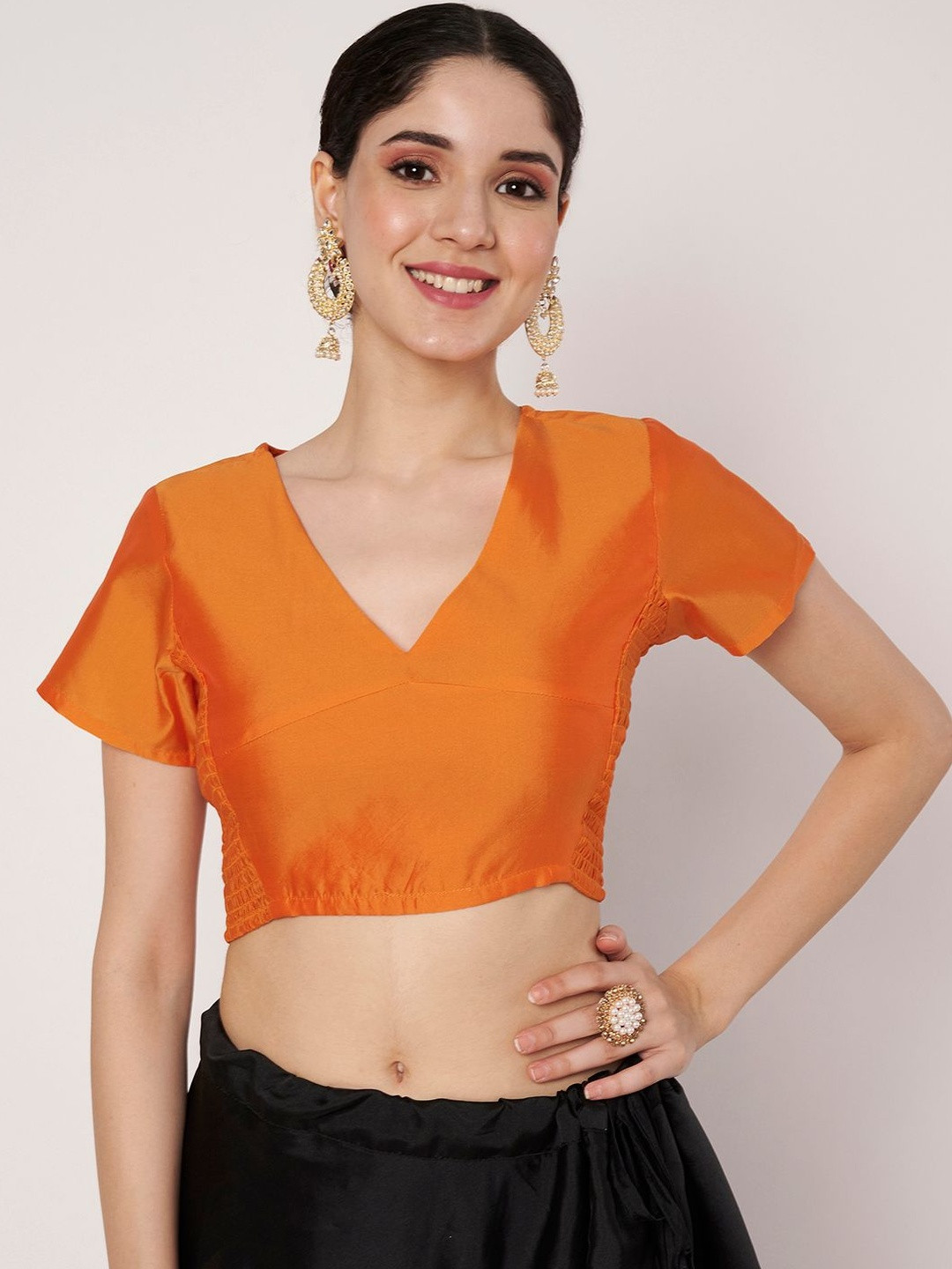 studio rasa Women Stretchable Crop Top