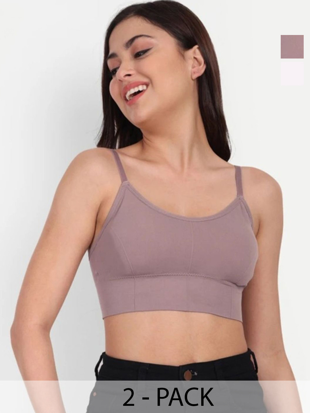 NITYA ART N CRAFT Pack of 2 Women's Full Coverage Underwired Non Padded Bra