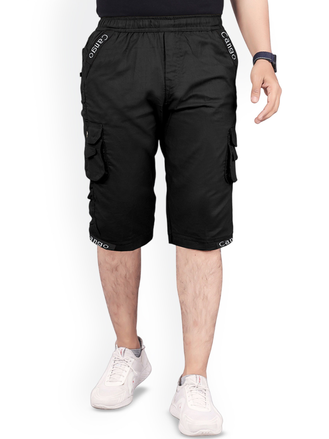 WINSUNITY Men Regular Fit Mid-Rise Cargo Shorts