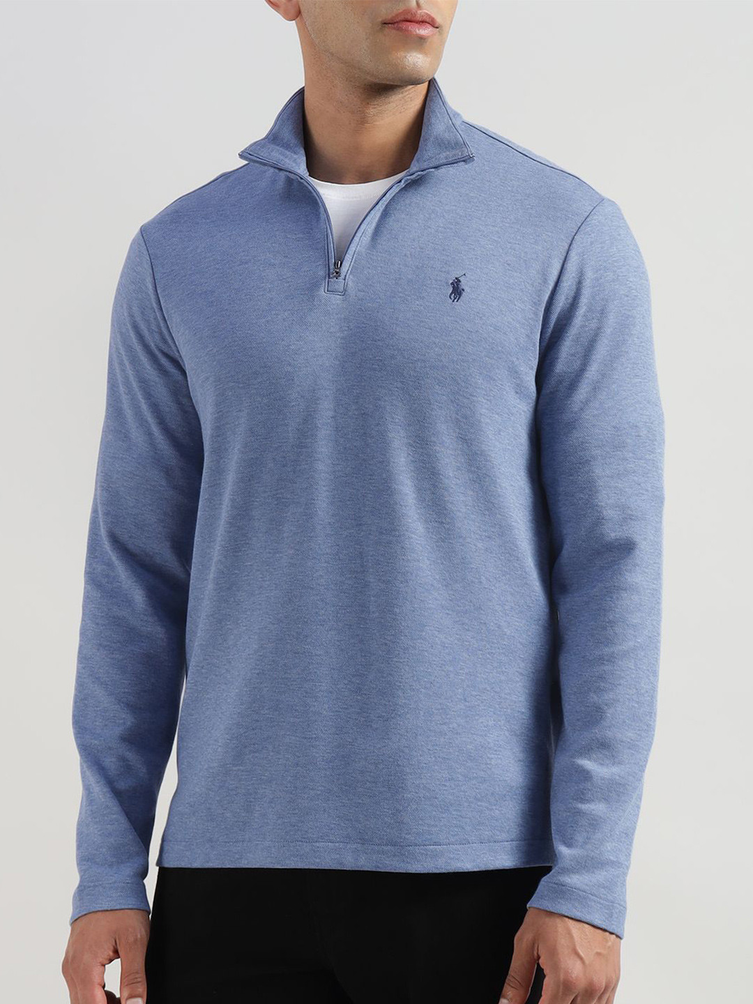 Polo Ralph Lauren Men Solid Round Neck Sweatshirts