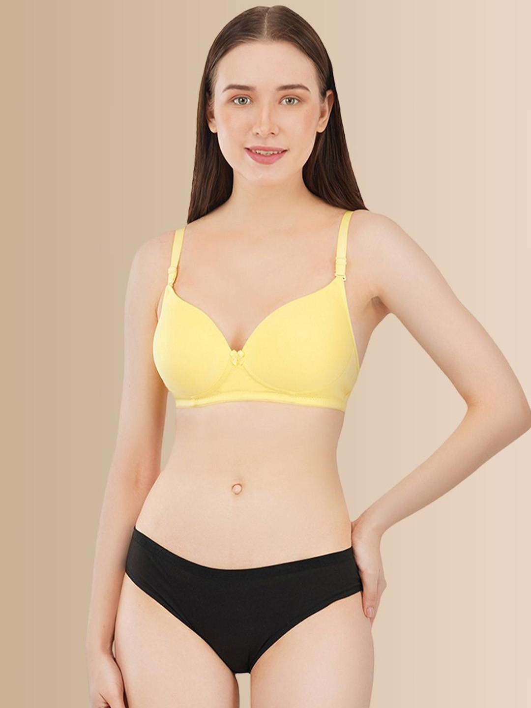 happybra Low-Rise Lightly Padded Lingerie Set