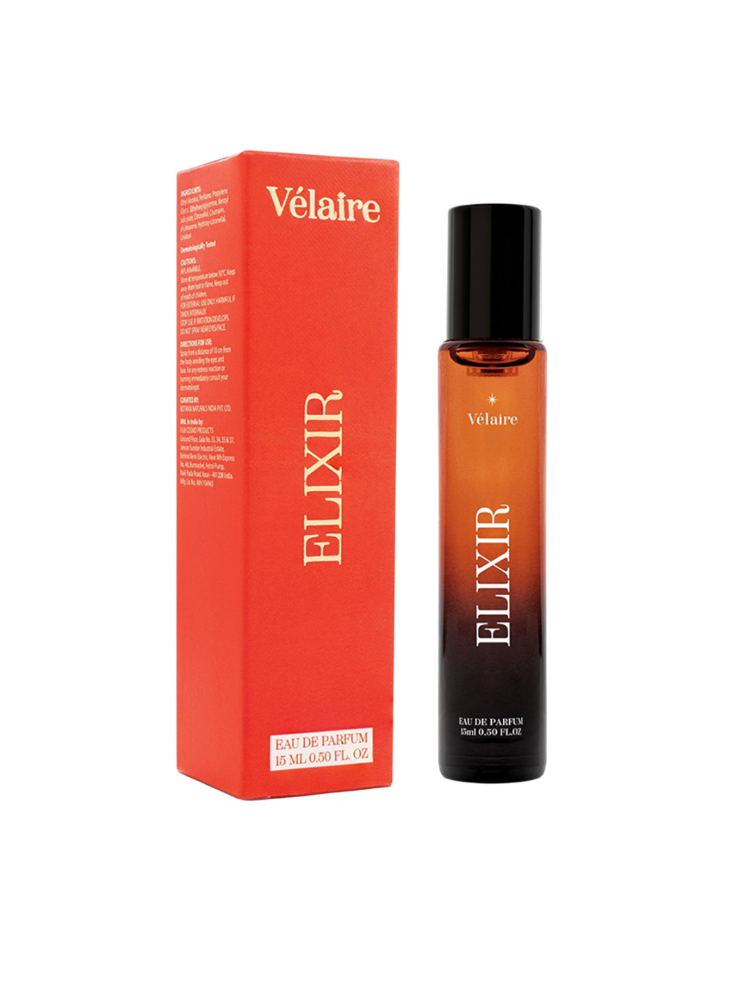 Velaire Elixir Long Lasting Eau De Parfum - 15 ml