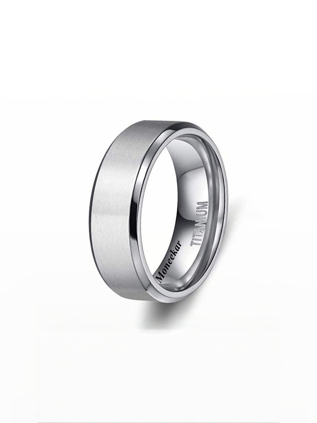 Moneekar Jewels Unisex Matte Finish Finger Ring